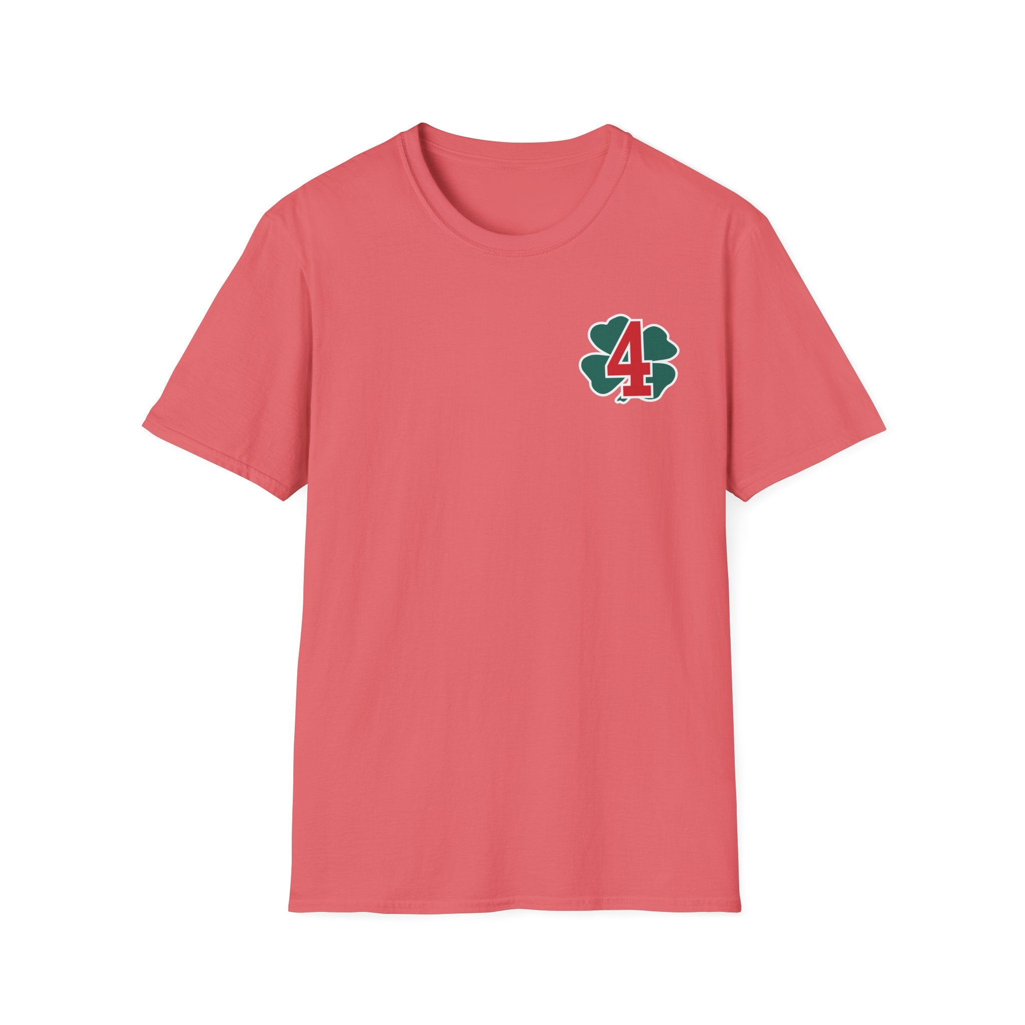 Station 4 Clover front / acfd clover back - Gildan Soft Cotton Softstyle T-Shirt
