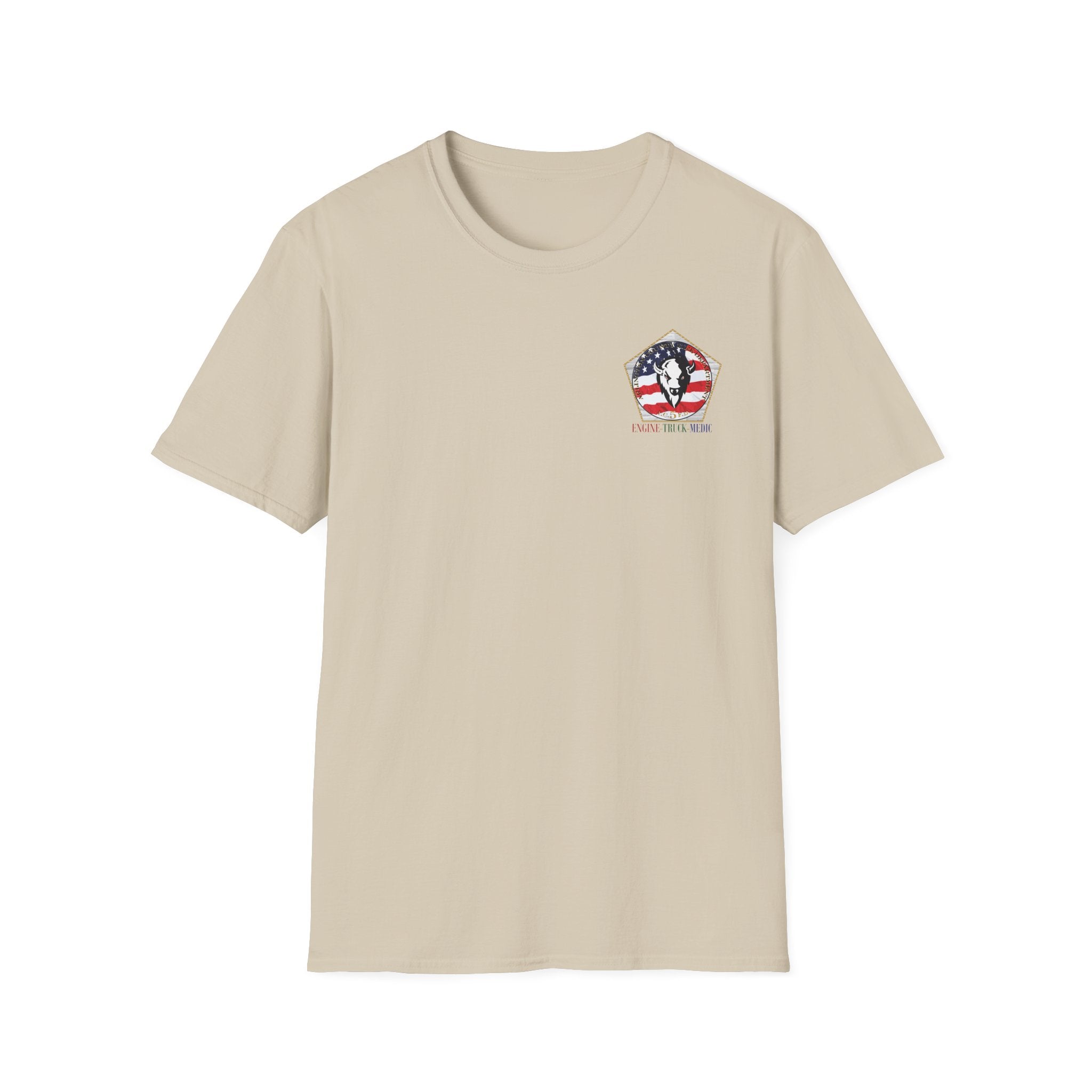 Station 5 Arlington (version 2) - Gildan Soft Cotton Softstyle T-Shirt