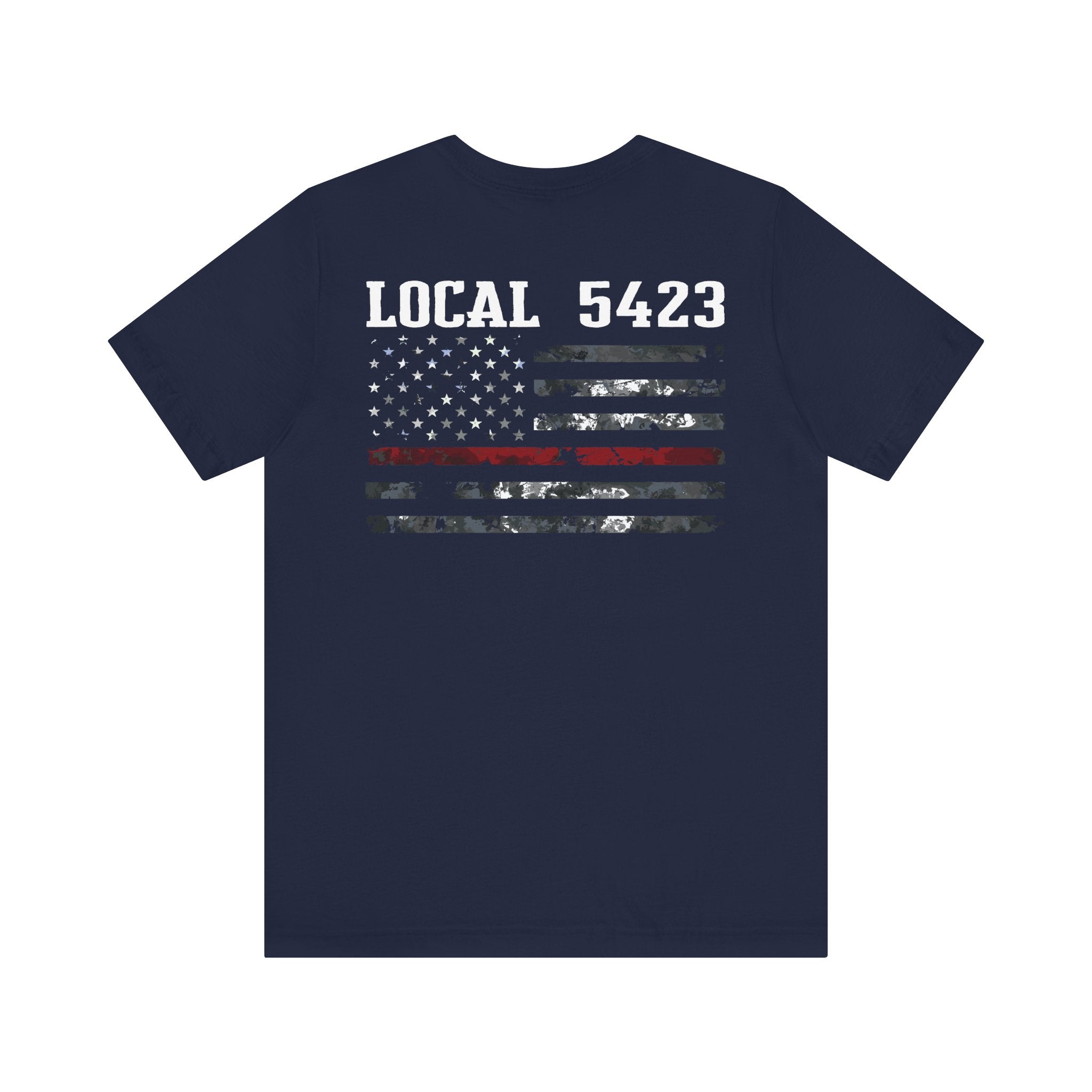 Manheim Township Local 5423 white - Bella+Canvas Soft Unisex Tee