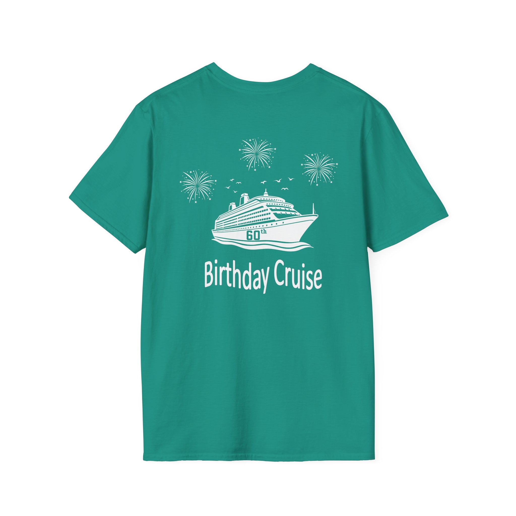 Renee Family Cruise white - Unisex Softstyle Cotton T-Shirt