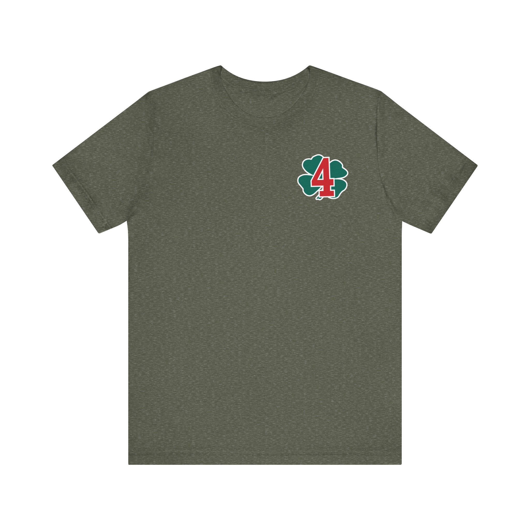 Station 4 RatPack on Back Clover Front - Bella+Canvas Soft Unisex Tee