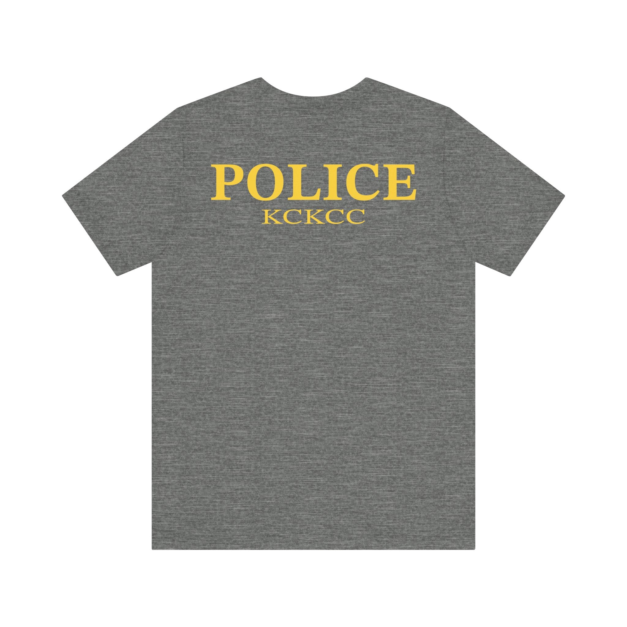 KCKCC Police Patch Color - Unisex Jersey Short Sleeve Tee