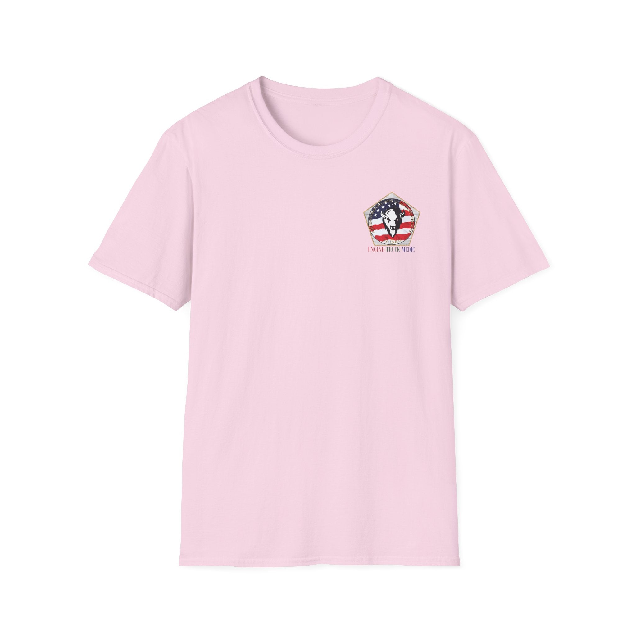 Station 5 Arlington (version 2) - Gildan Soft Cotton Softstyle T-Shirt