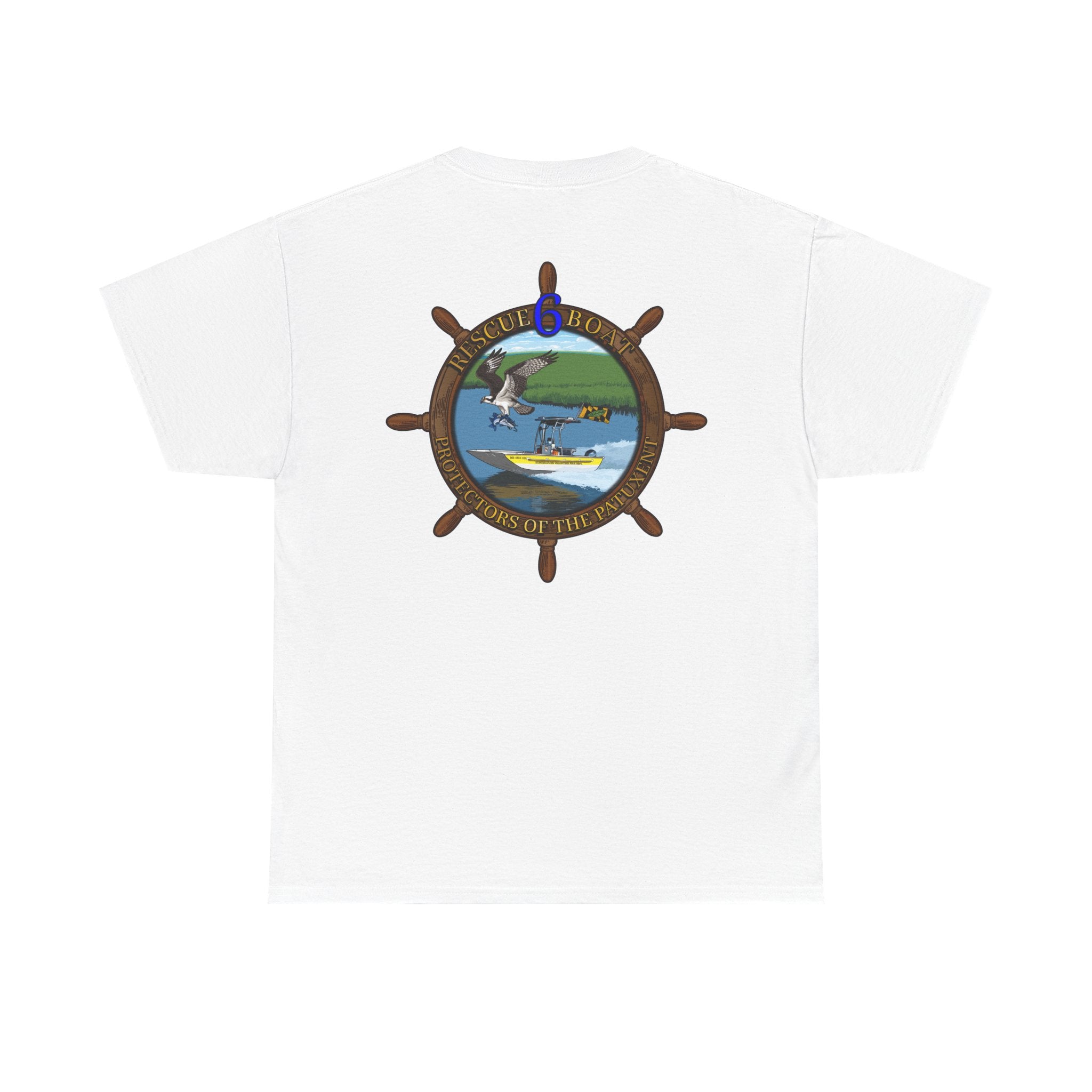 Huntingtown Vol. Fire Boat 6 - Heavy Cotton Unisex Tee
