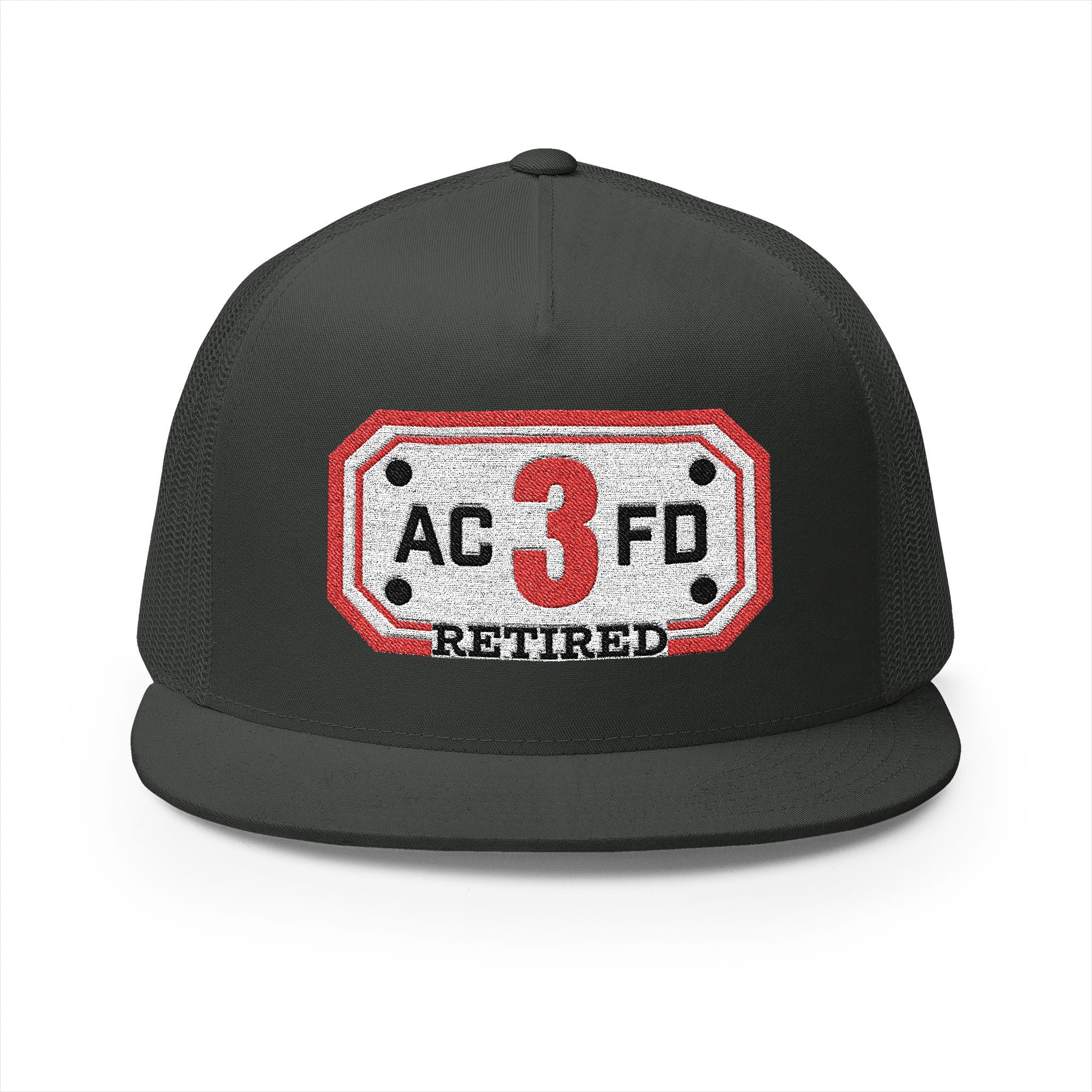 Retired Arlington Engine 3 - 5 Panel Trucker Cap (Embroidery)