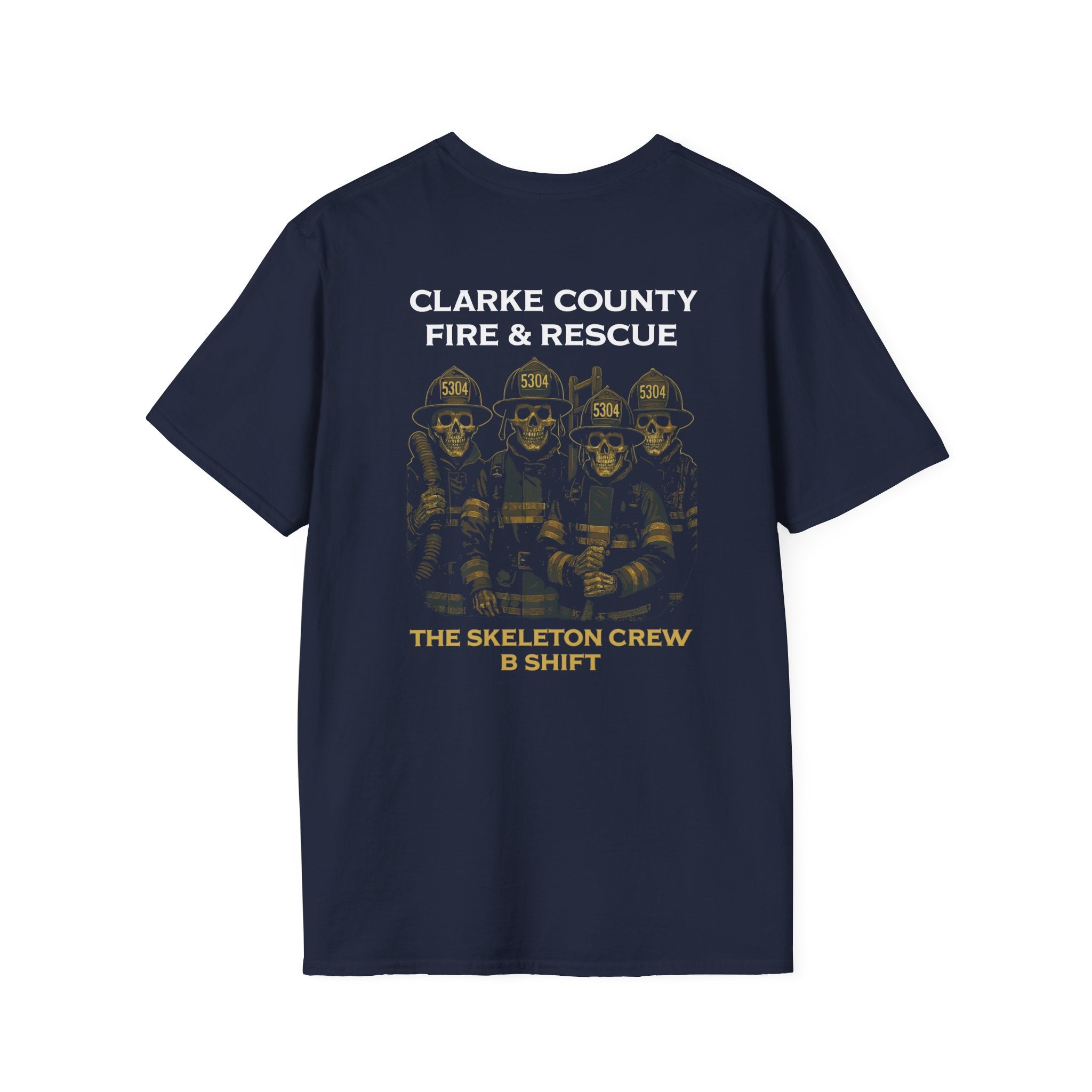 Clarke County B Shift version 1 (Portion of Proceeds go to Local 5304)  - Gildan Soft Cotton Softstyle T-Shirt