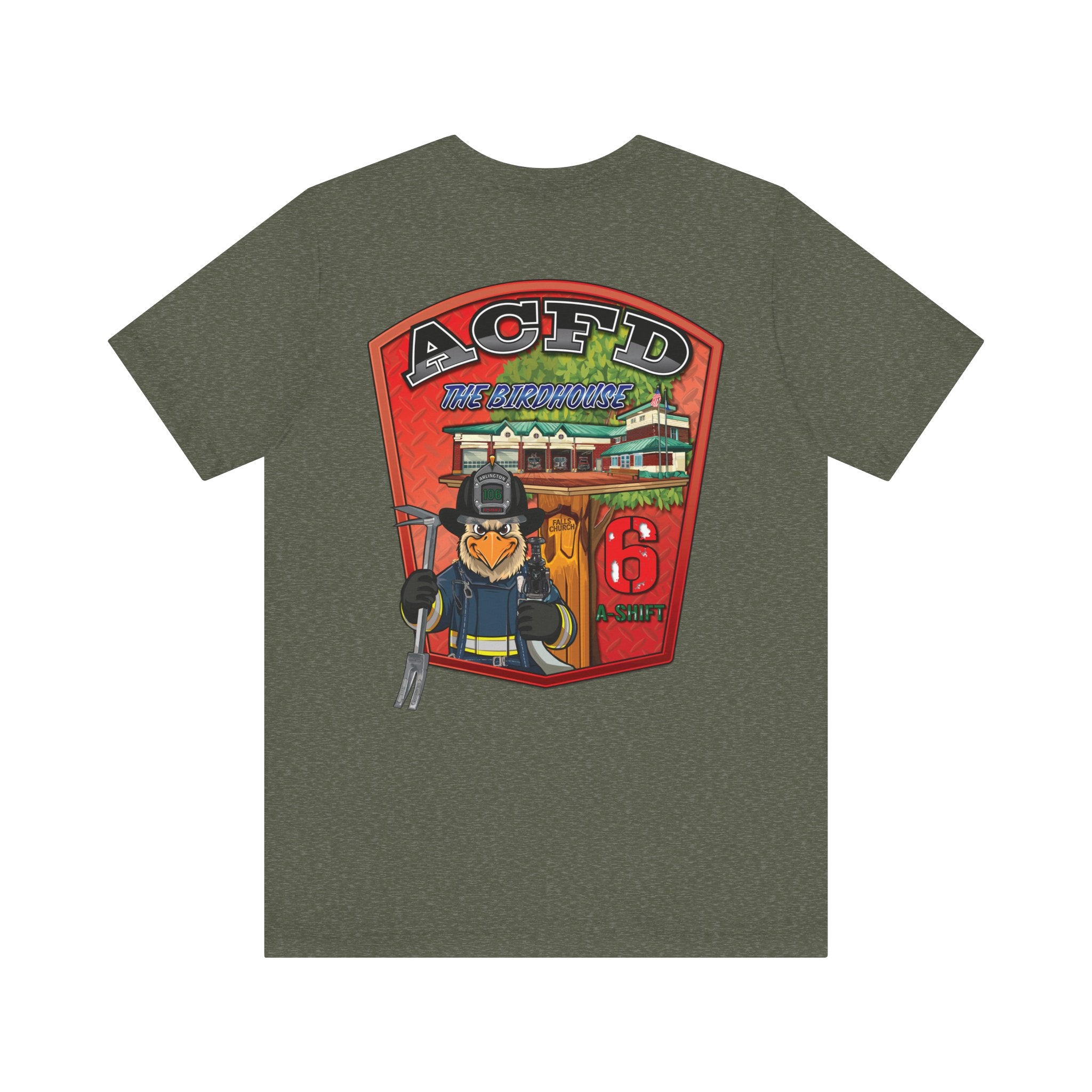Arlington Station 6 A-Shift BirdHouse - Bella+Canvas Soft Unisex Tee