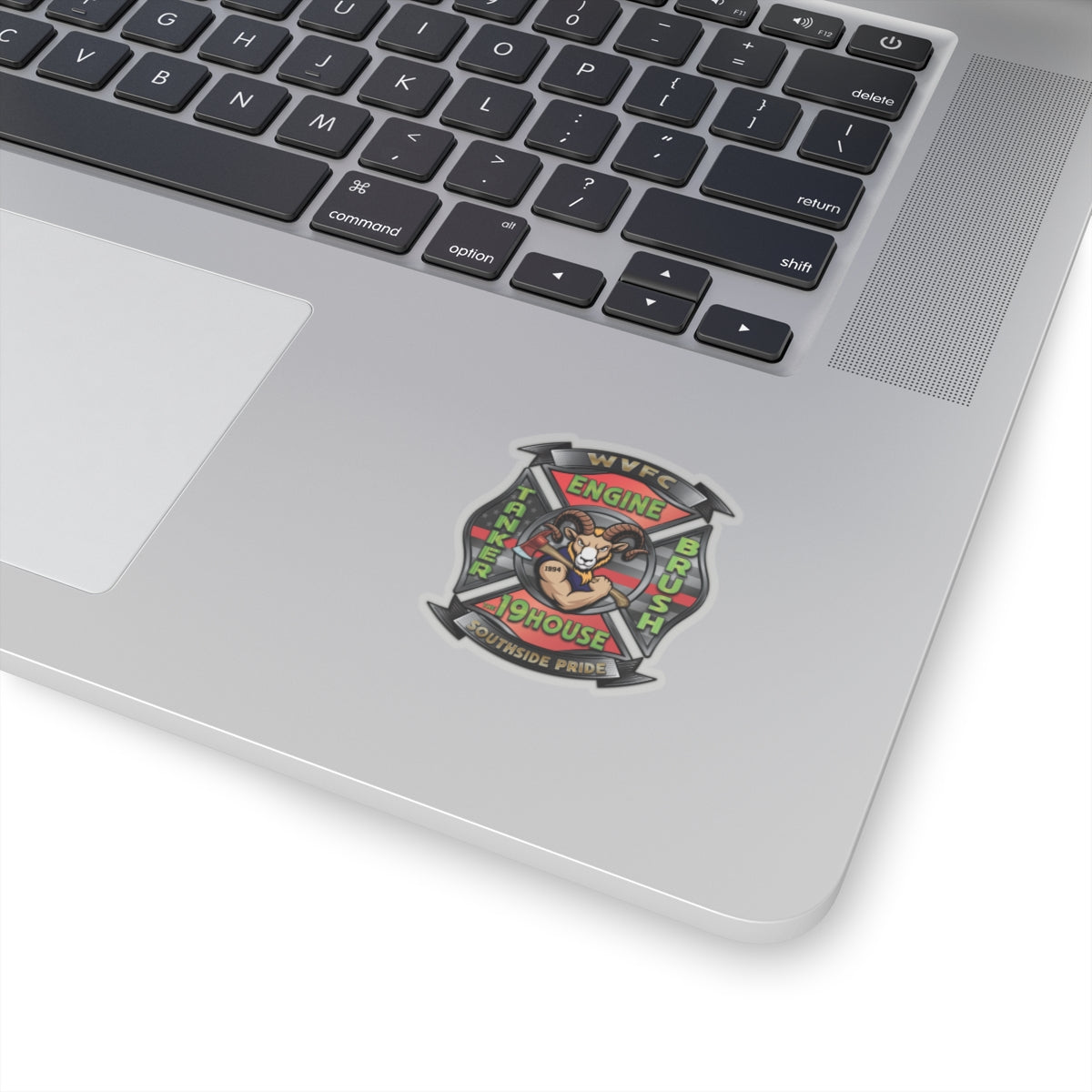 WVFC Goat Logo 2 - Kiss-Cut Stickers