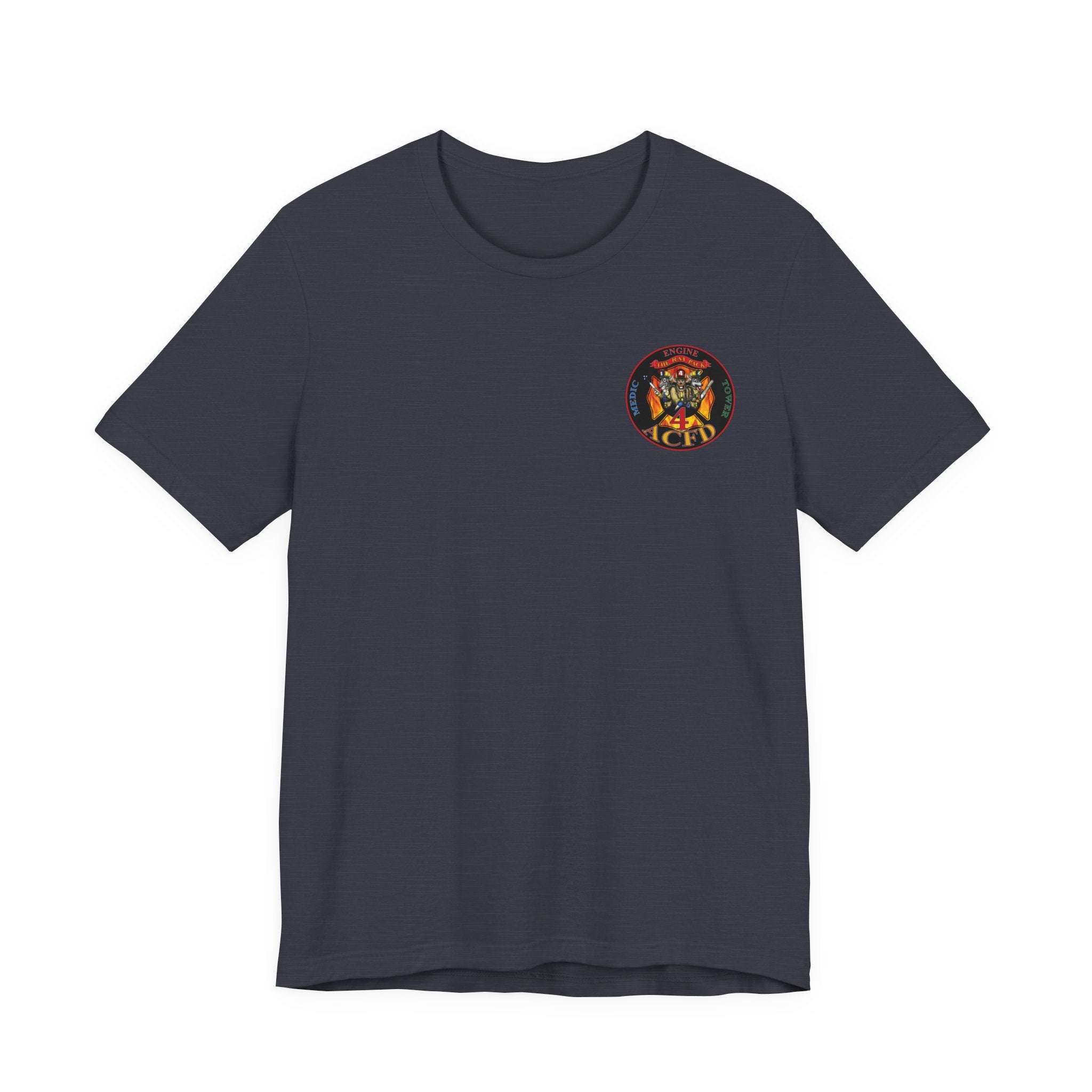 Station 4 RatPack Front AC4FD Back - Bella+Canvas Soft Unisex Tee
