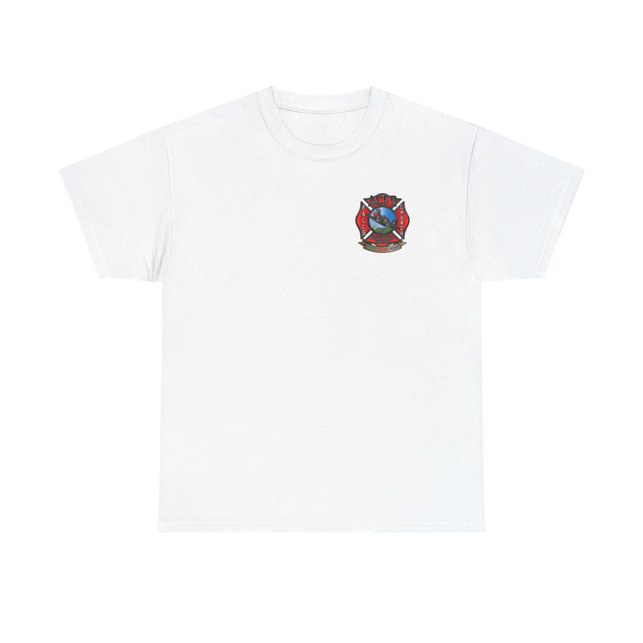 Station 6 Falls Church Apparatus -Heavy Cotton Unisex Tee -