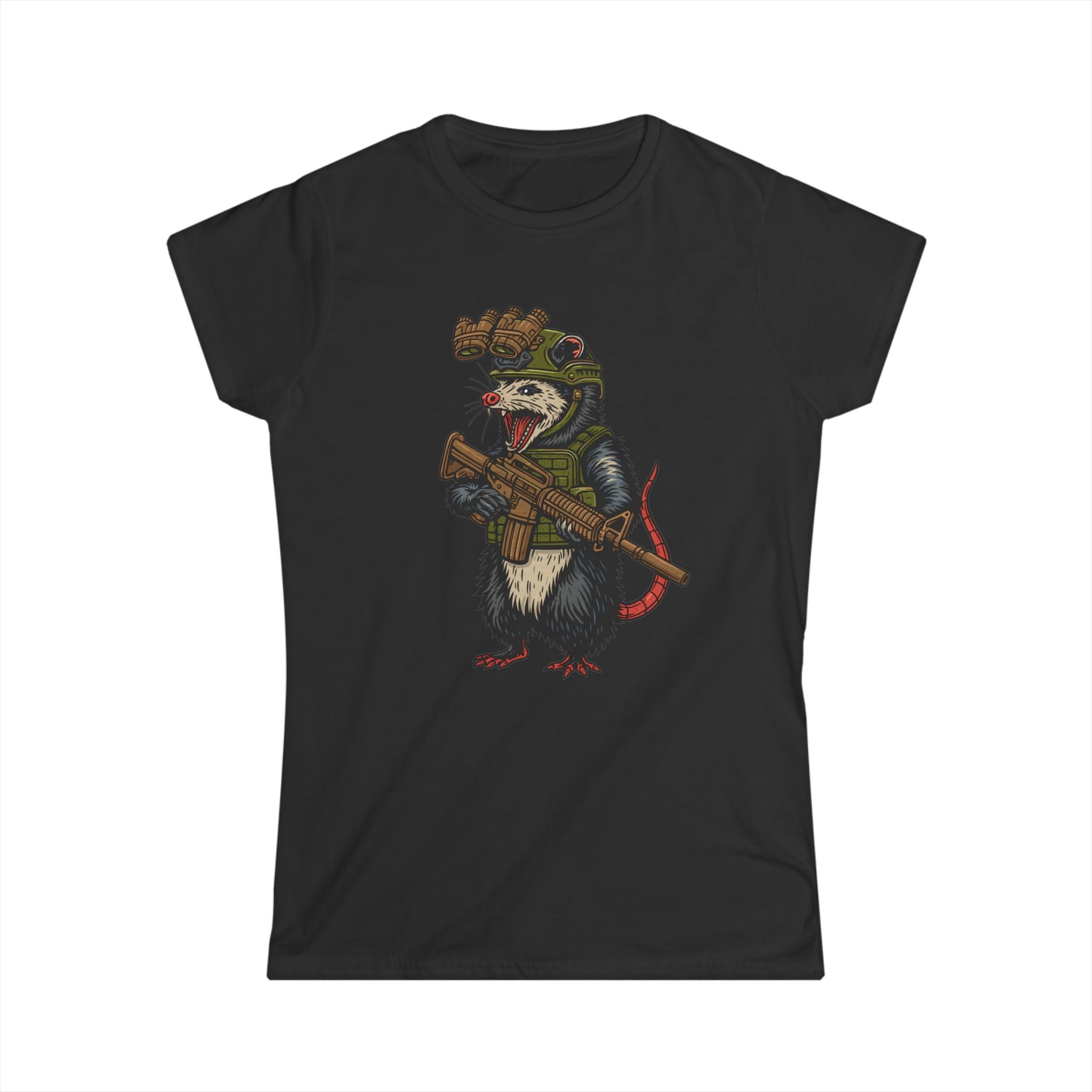 Tactical Opossum - Women's Softstyle Tee