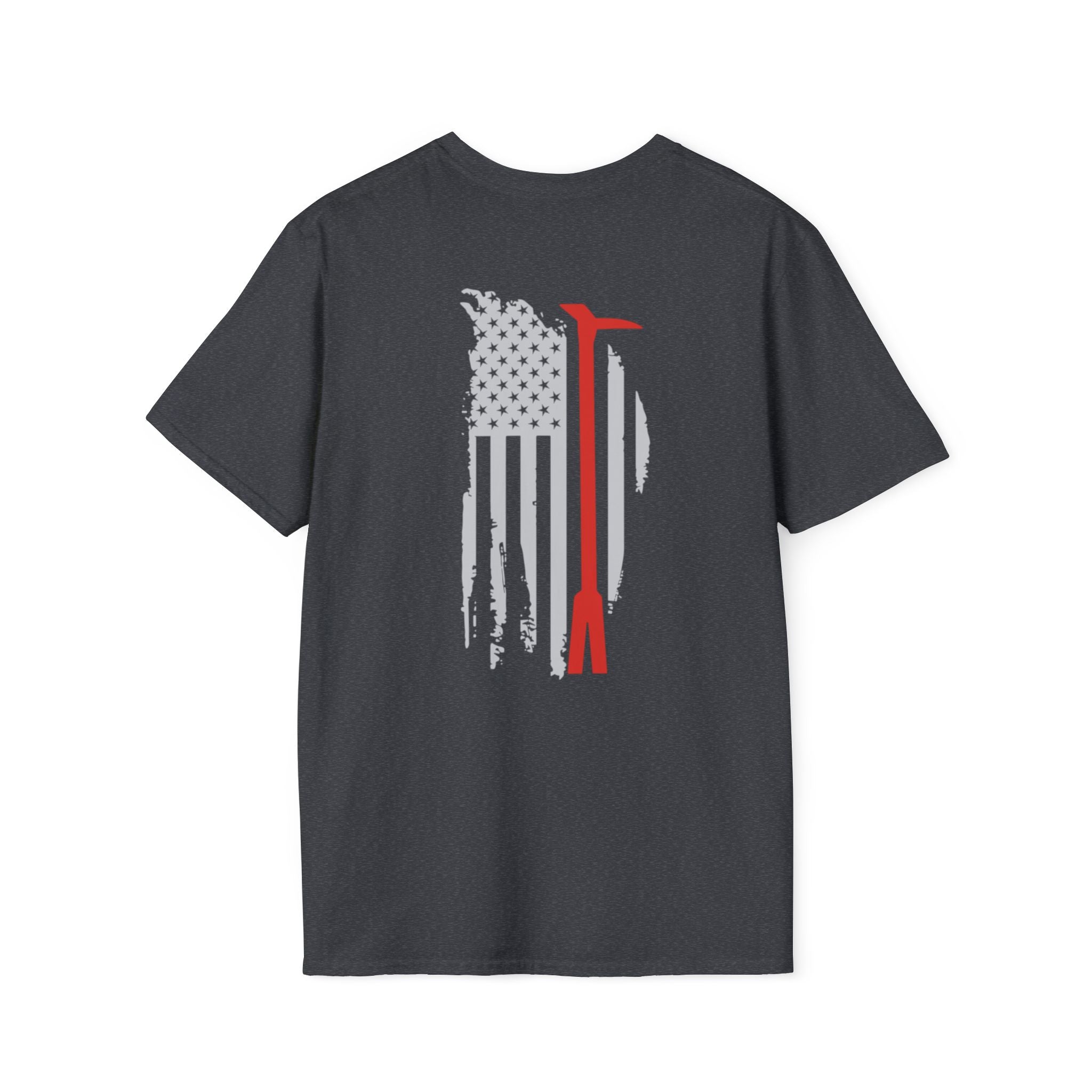 Halligan US Flag - Unisex Softstyle T-Shirt