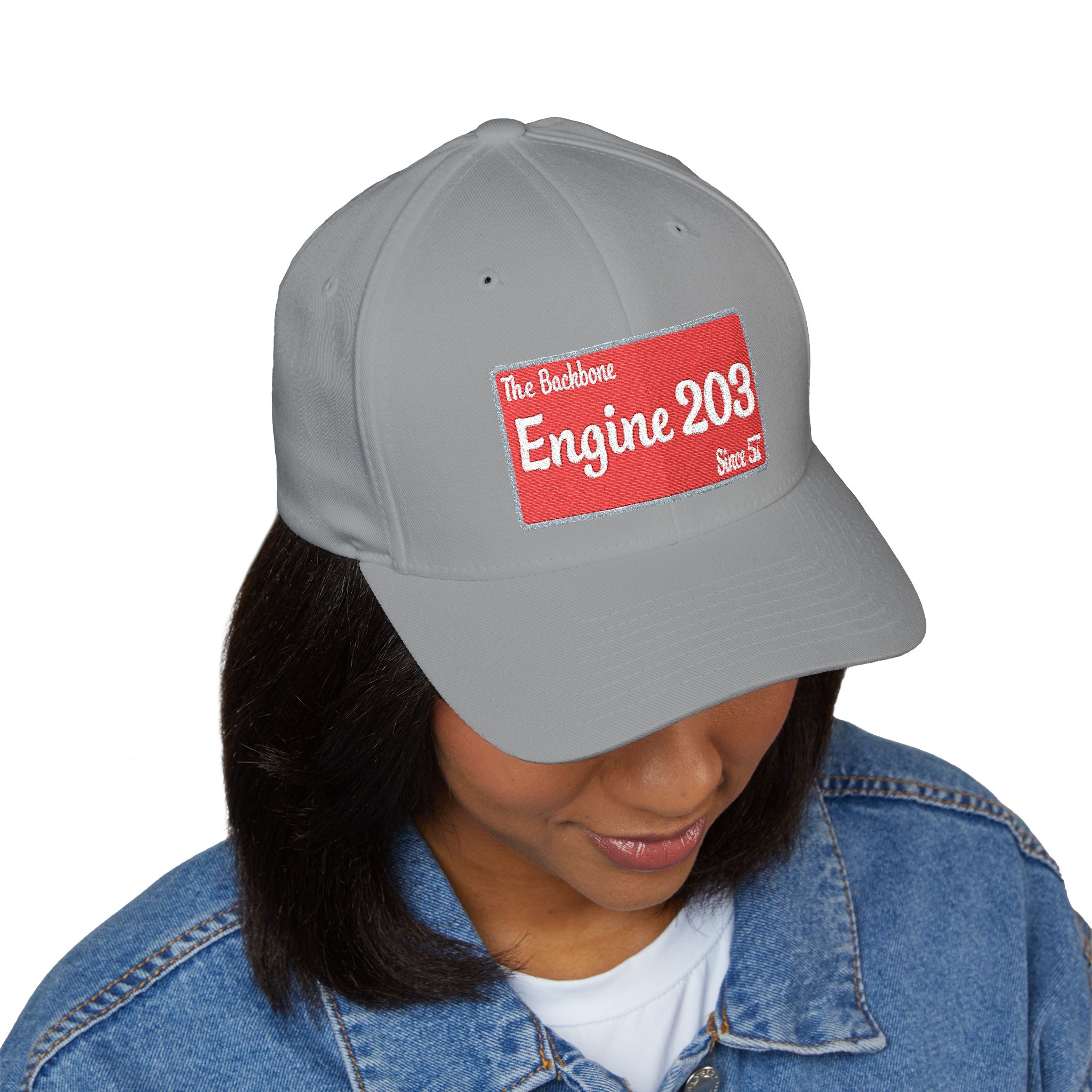 Engine 203 Remount Raiders - FLEXFIT Closed-Back Structured Cap (Embroidery)