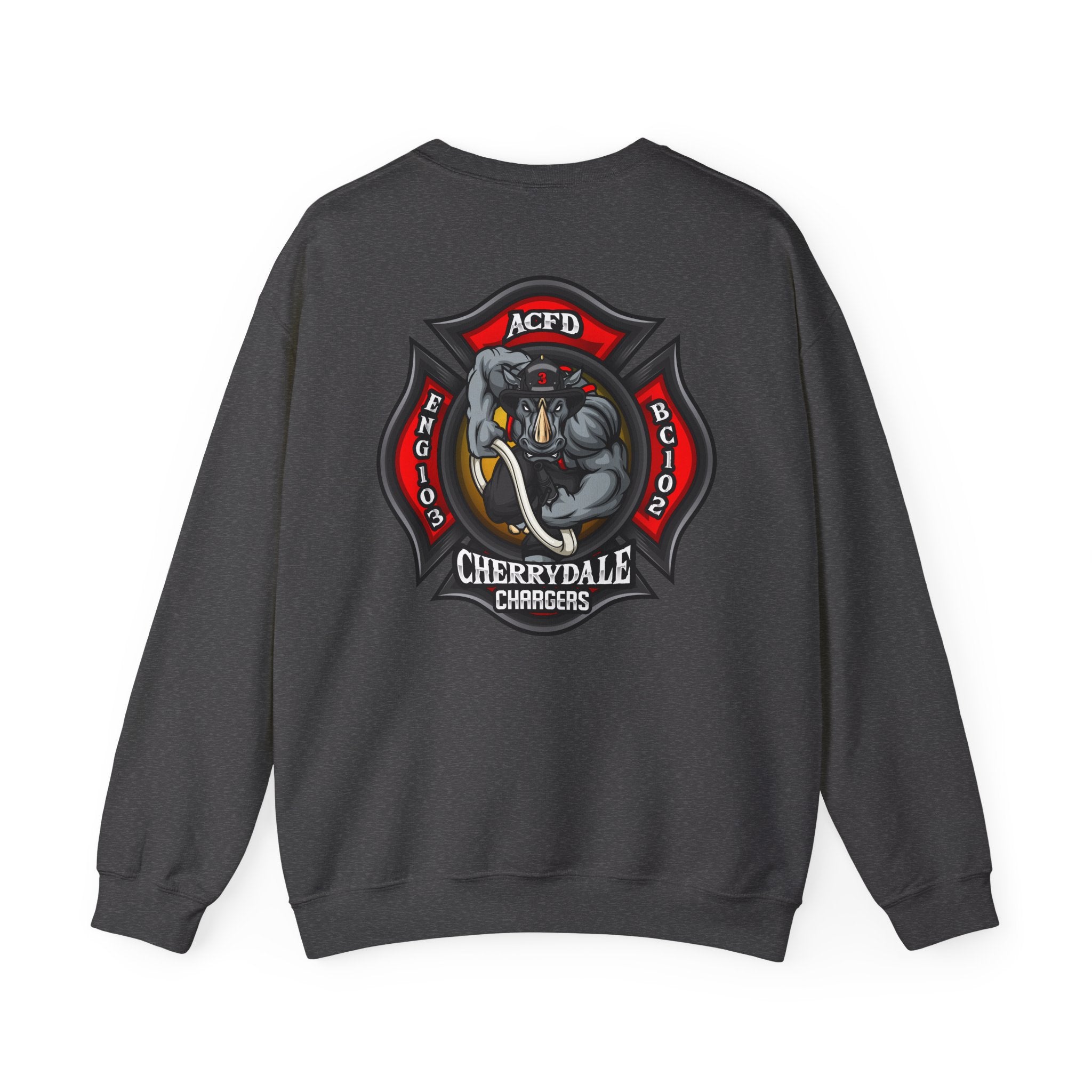 Arlington Station 3 Rhino Front/Back - Gildan Sweatshirt Unisex Heavy Blend™