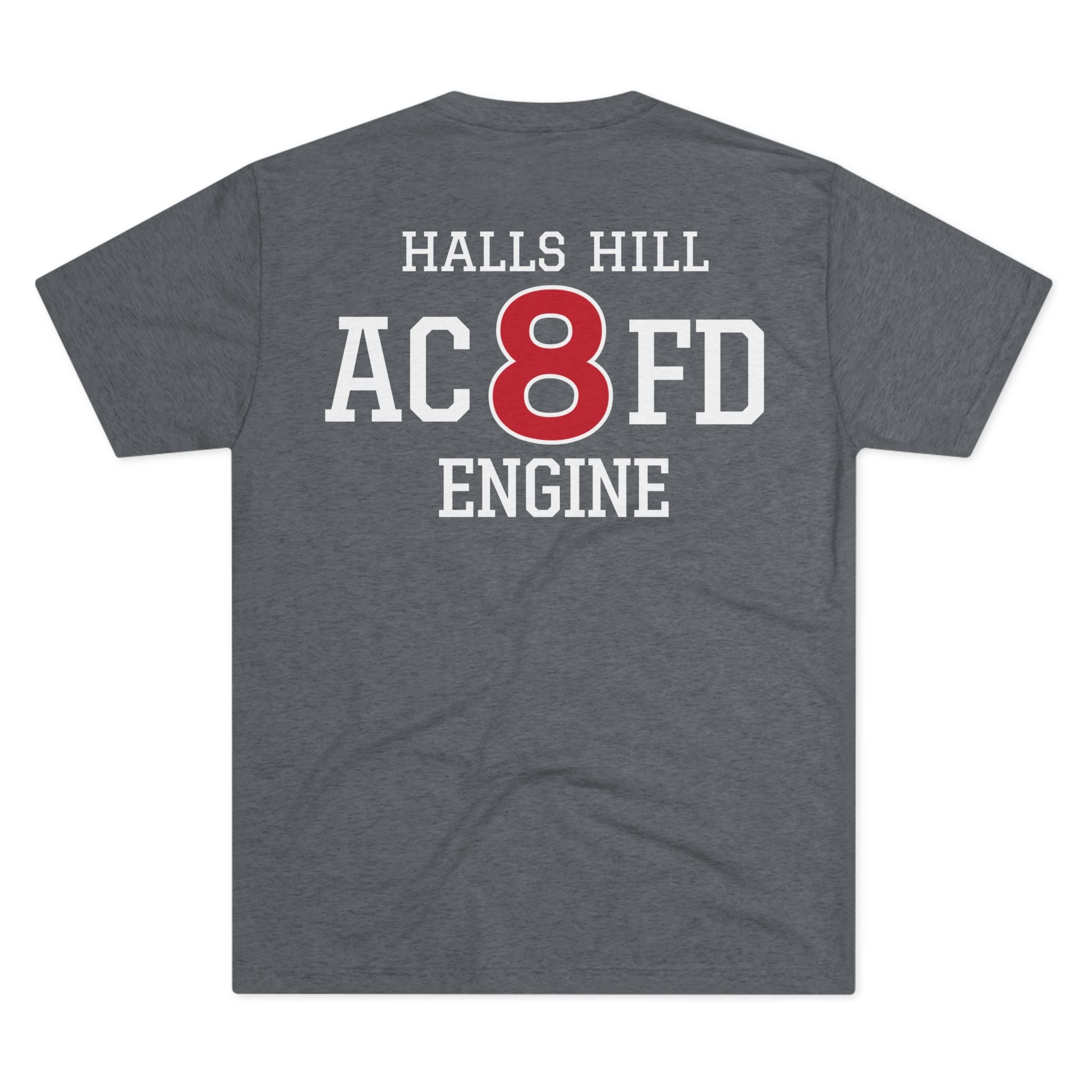 Engine 8 Halls Hill - NextLevel Tri-Blend Crew Tee