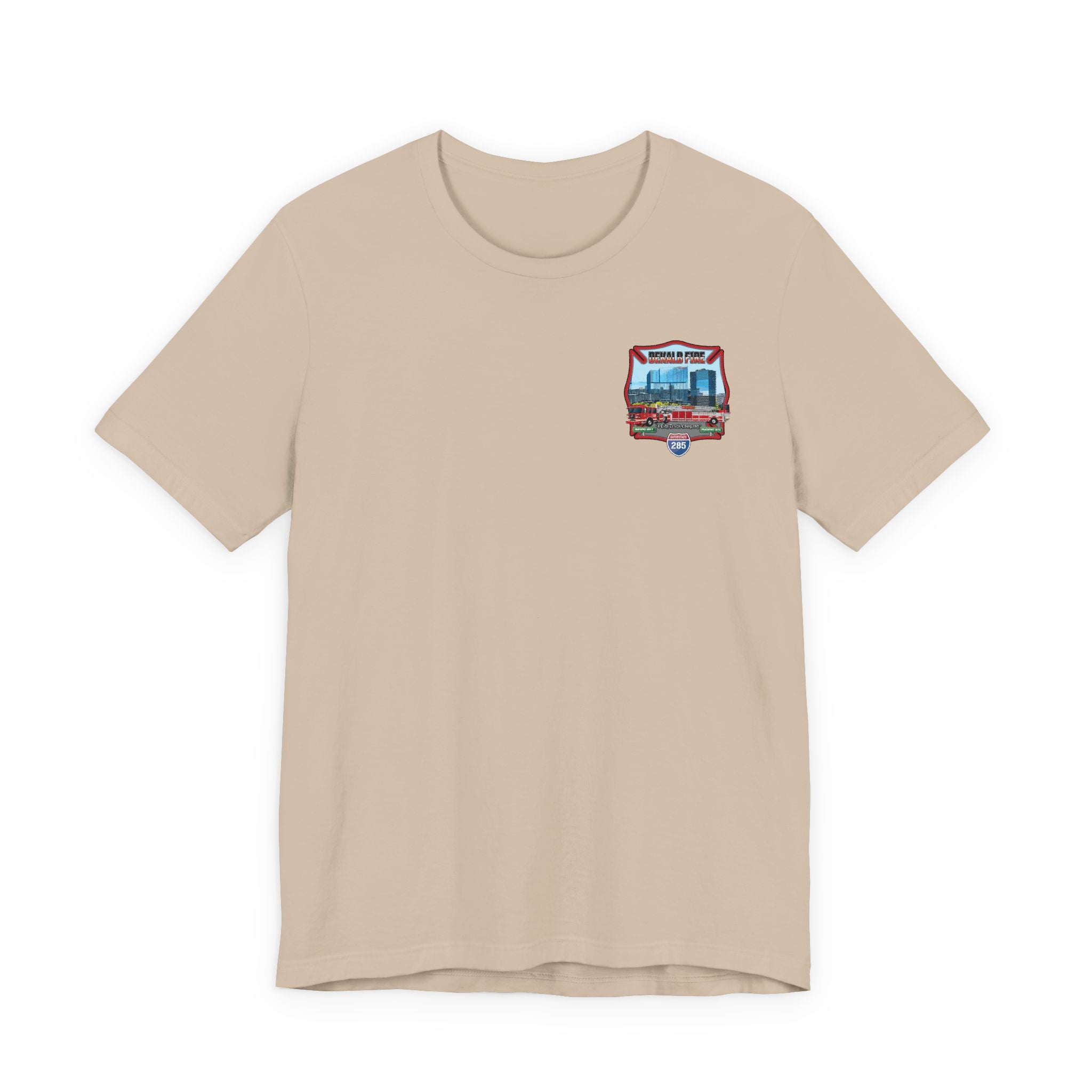Dekalb County Fire Tiller 18 Rendering - Bella+Canvas Soft Unisex Tee