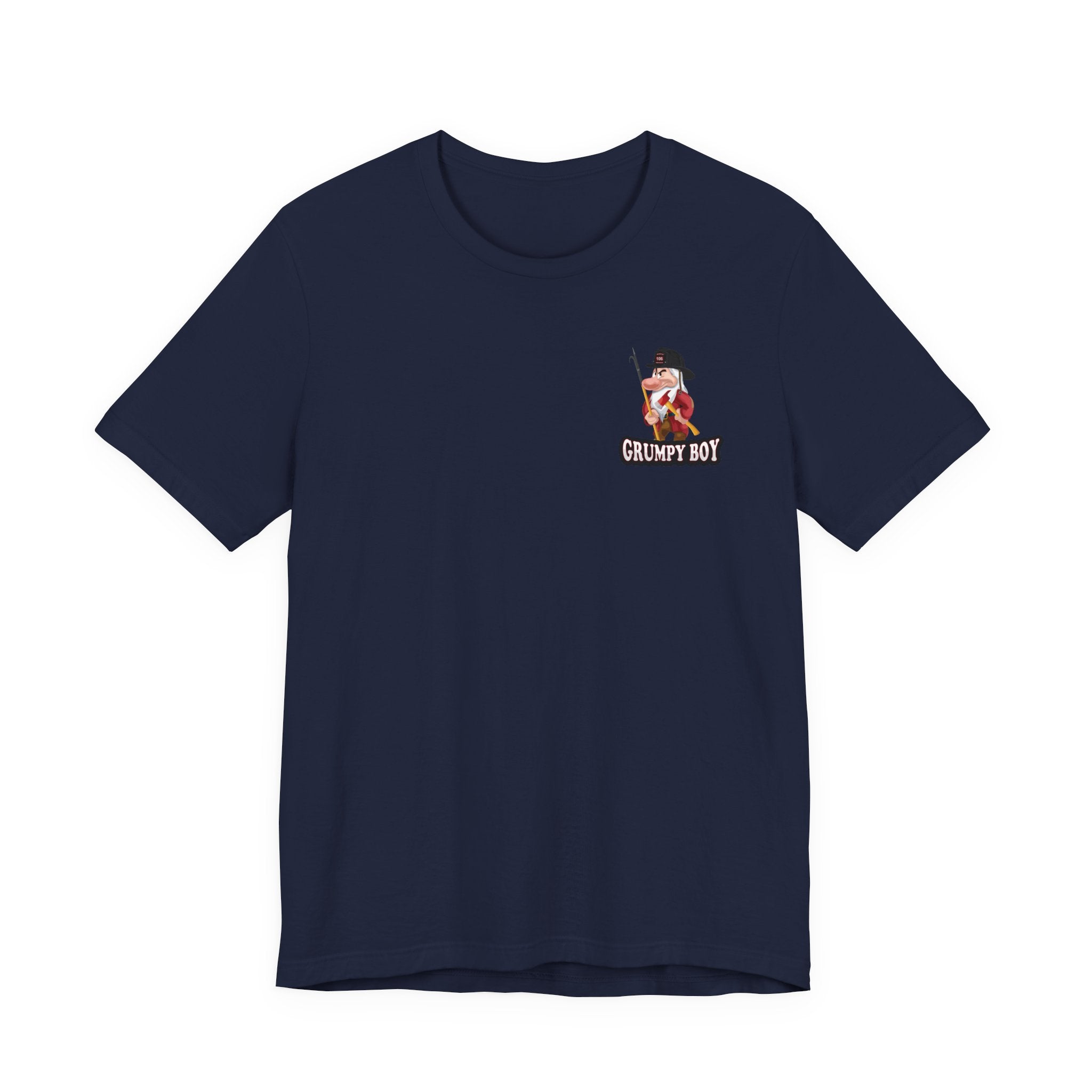 Grumpy Boy Firefighter - Heavy Cotton Unisex Tee -