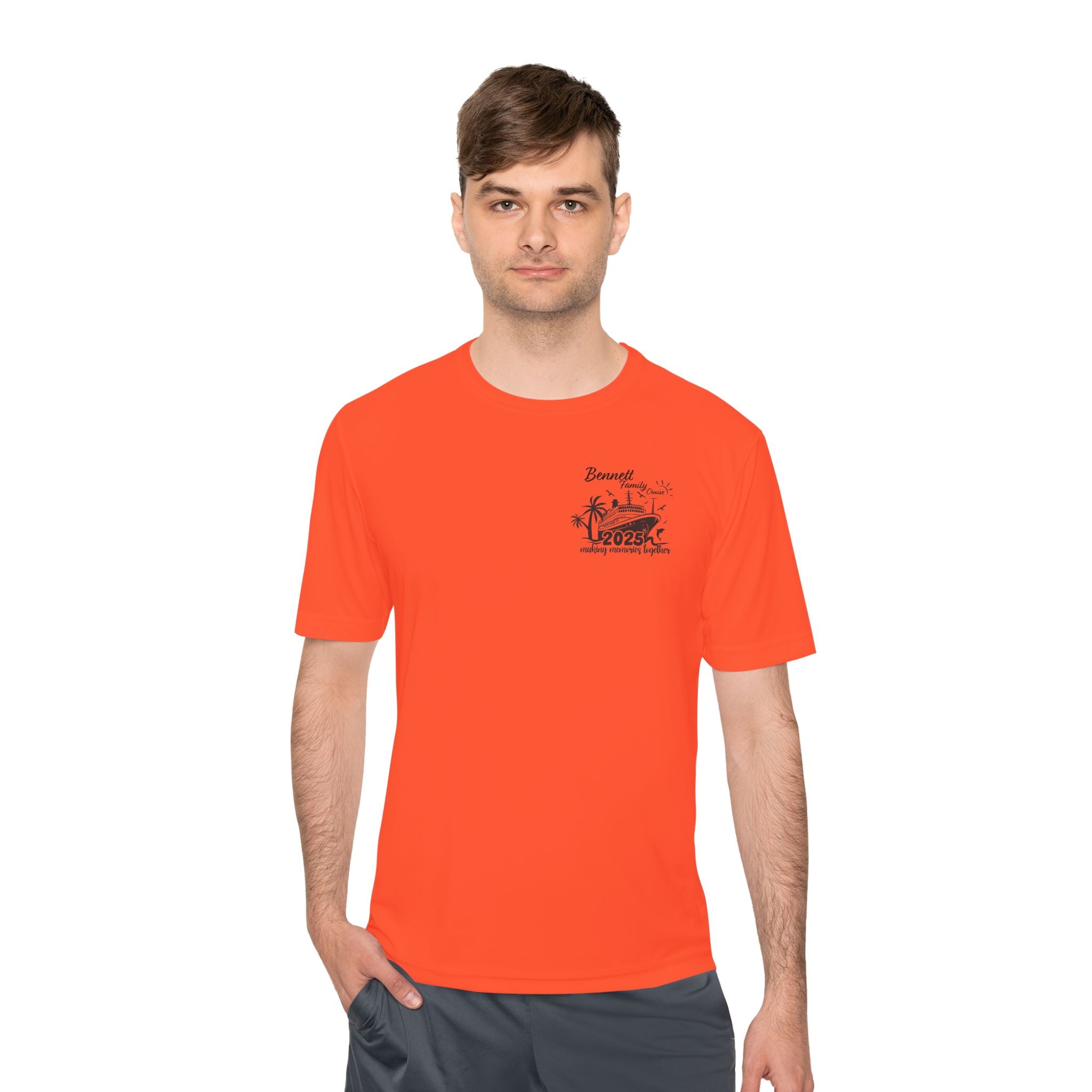 Bennet Family Cruise Black Text - Unisex Moisture Wicking Tee
