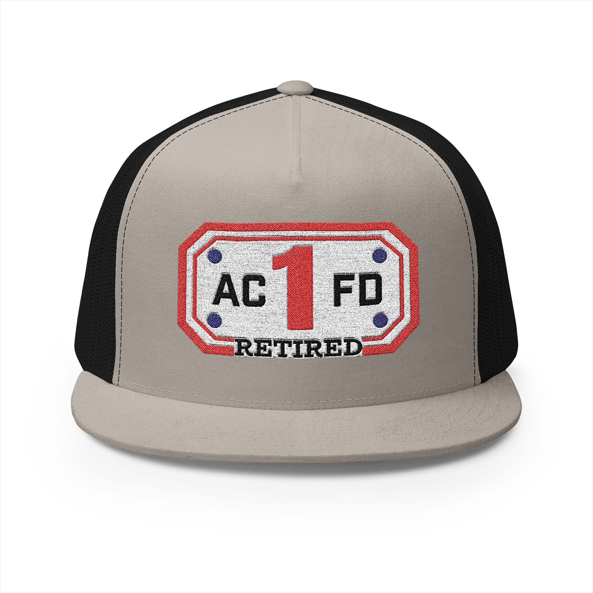 Retired Arlington Engine 1 - 5 Panel Trucker Cap (Embroidery)
