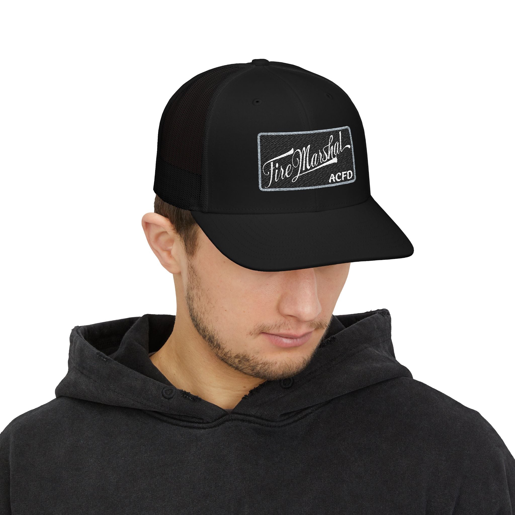 Arlington Fire Marshal - Snapback Trucker (Richardson 112 Style Hat)