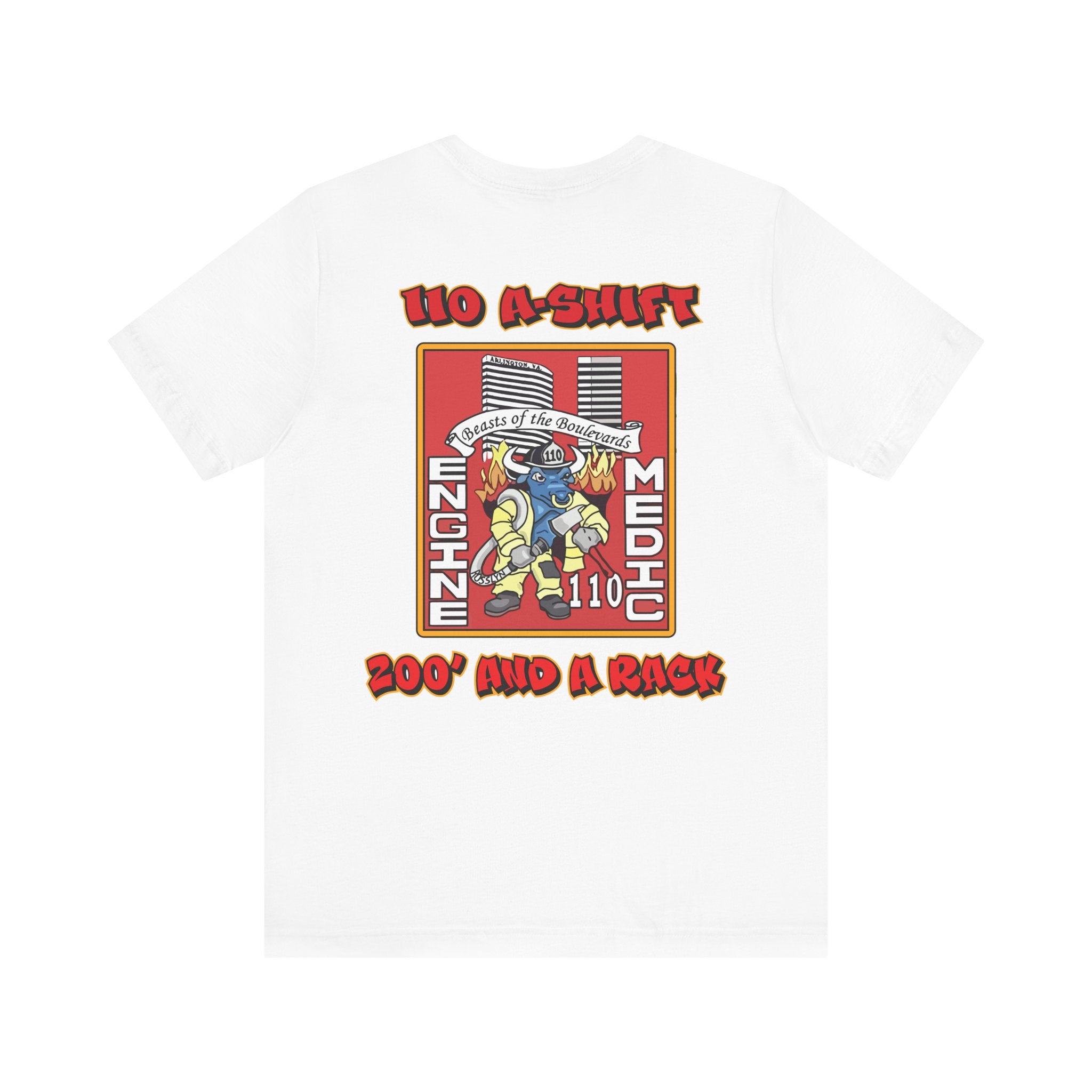 110 A-Shift Shirt Arlington - Bella+Canvas Soft Unisex Tee
