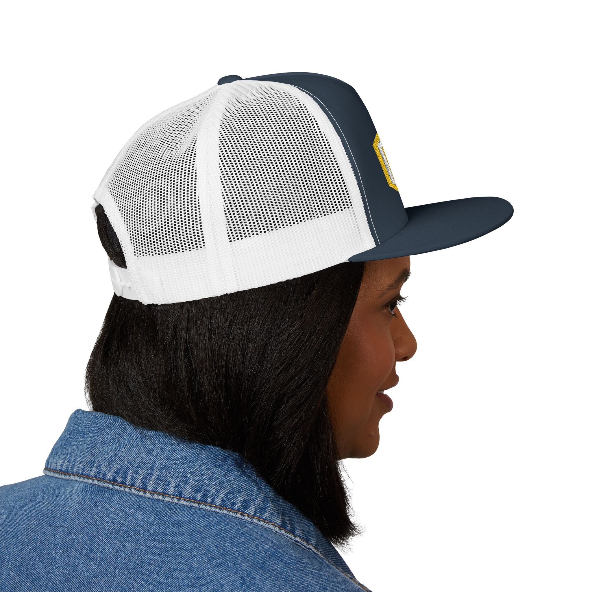Arlington Rescue 2 (requested different style hat) - 5 Panel Trucker Cap (Embroidery)