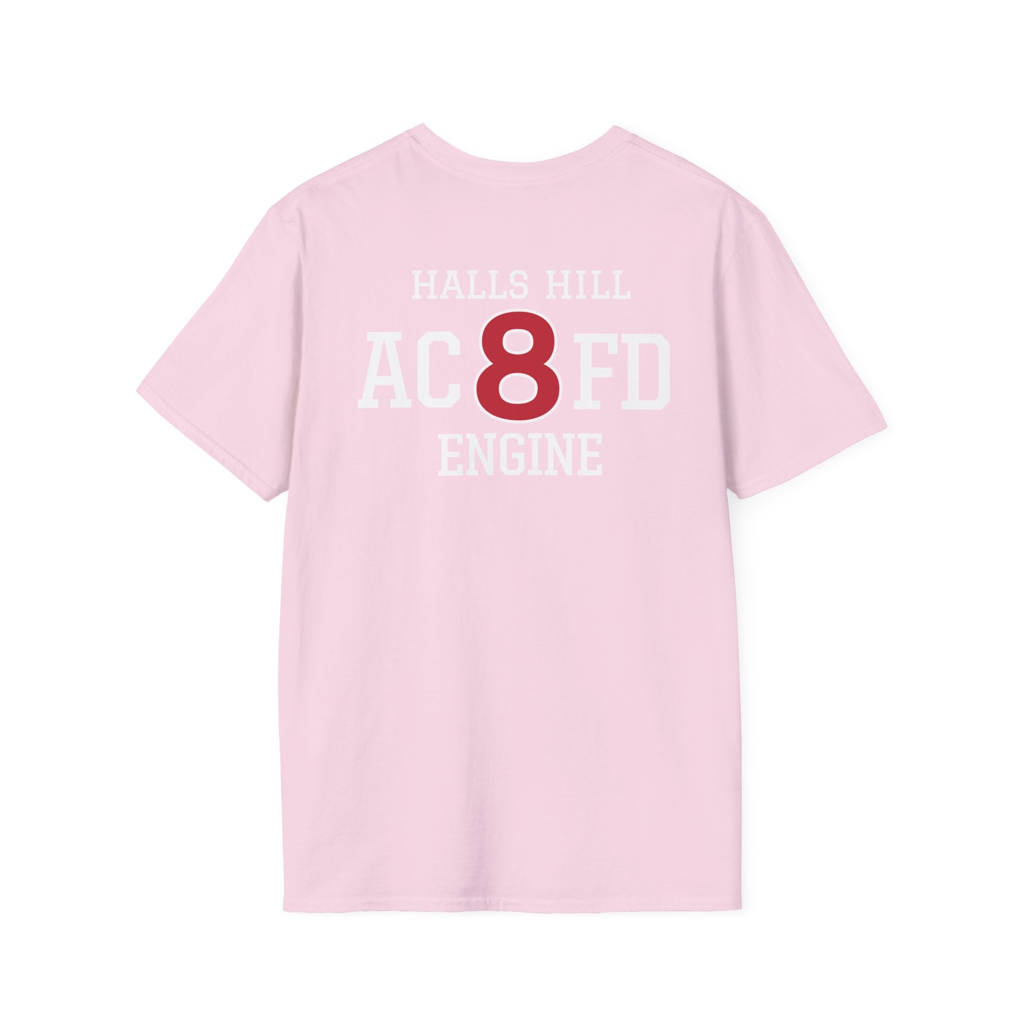Engine 8 Halls Hill - Gildan Soft Cotton Softstyle T-Shirt