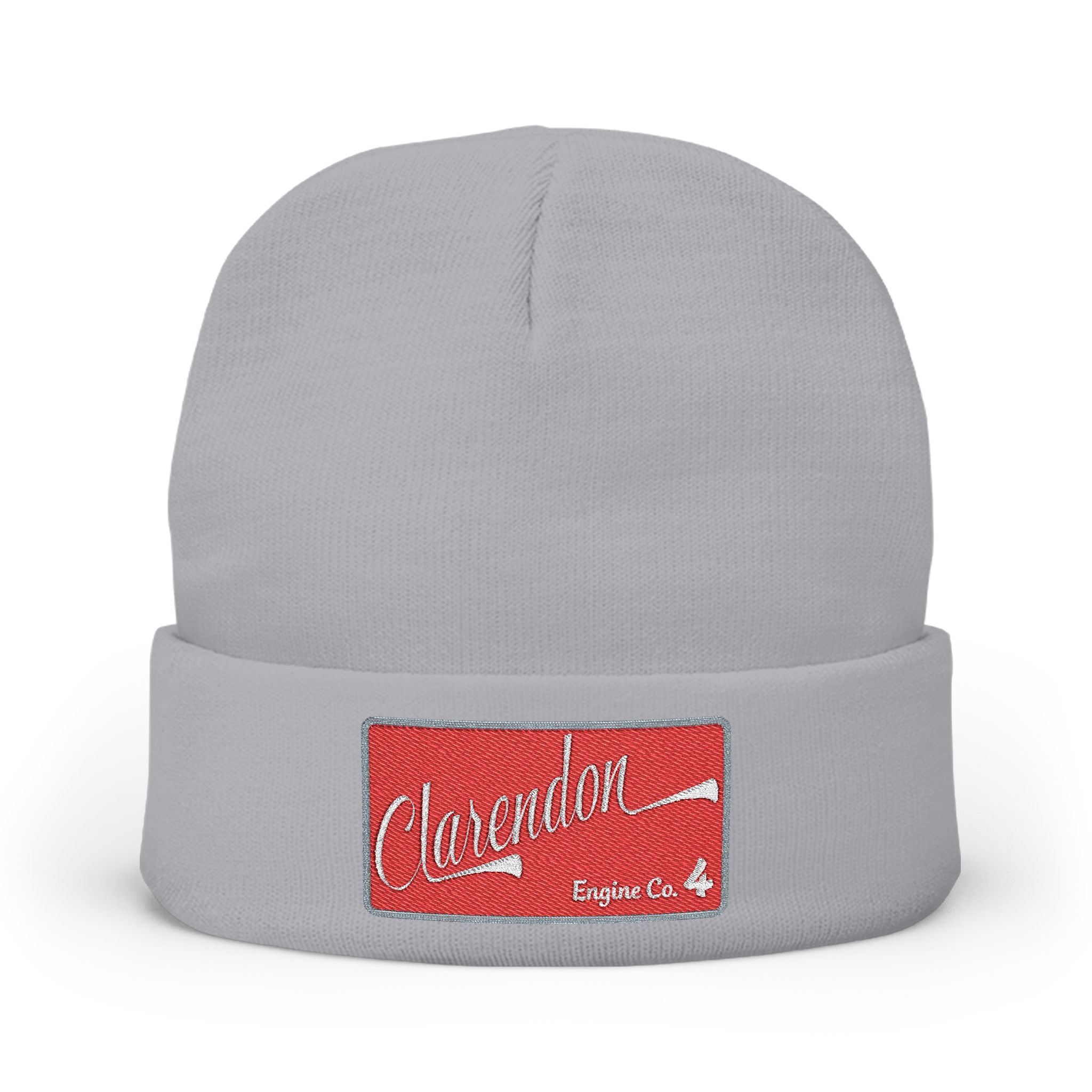 Arlington Clarendon Engine 4- Knit Beanie (Embroidery)