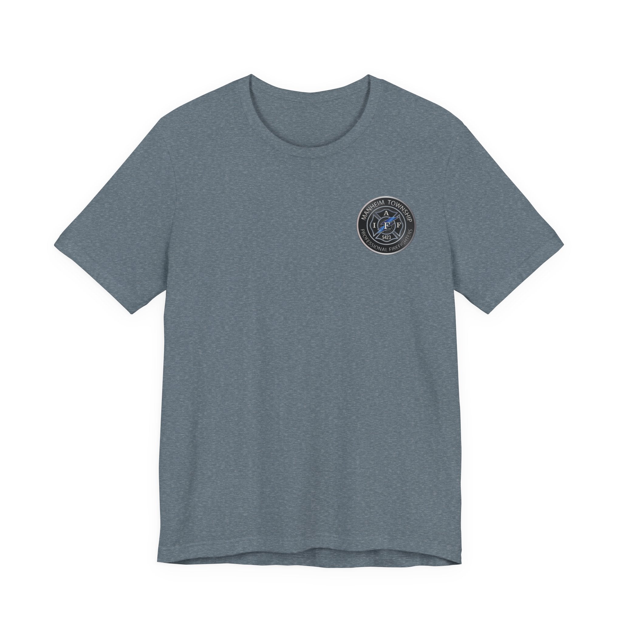 Manheim Township Local 5423 white - Bella+Canvas Soft Unisex Tee