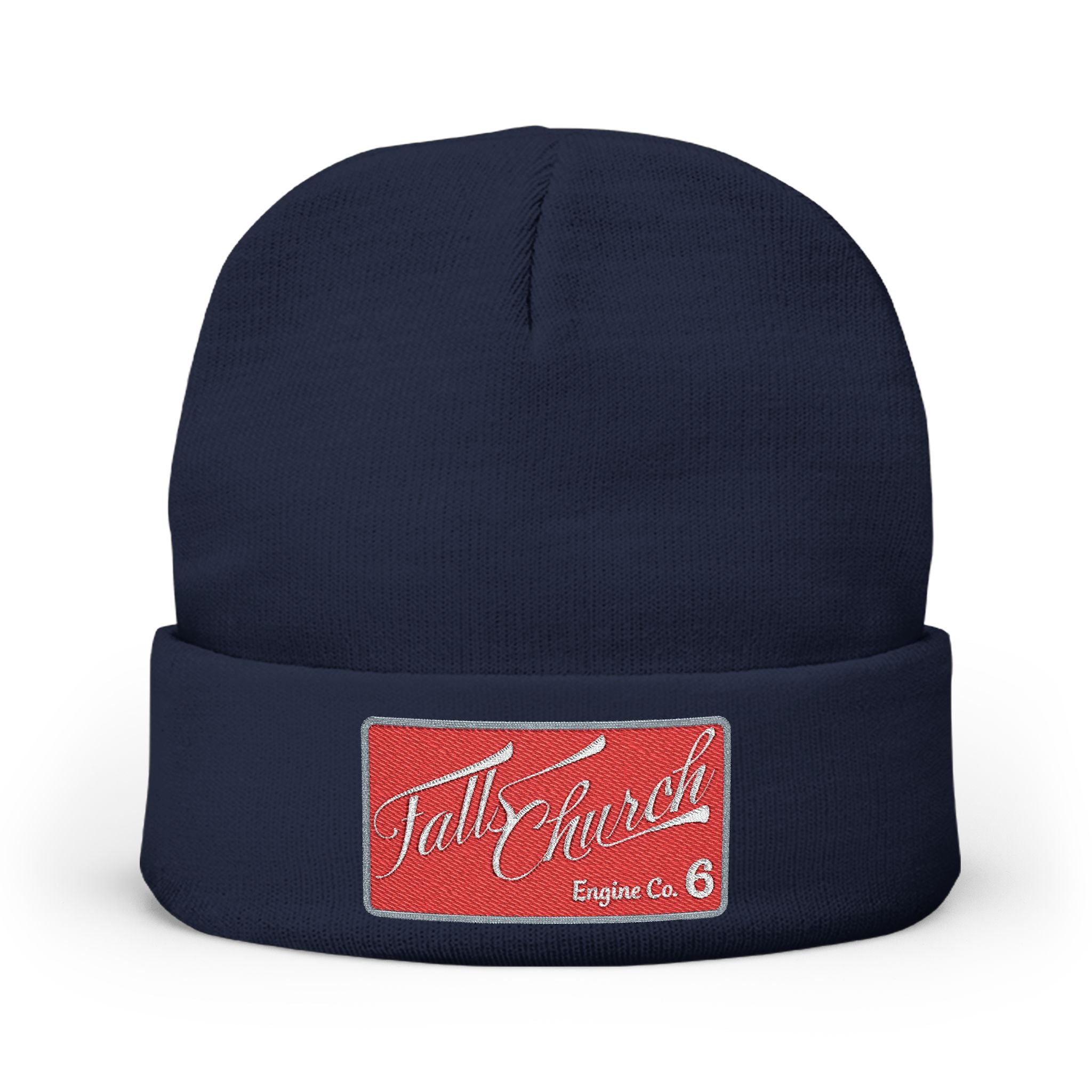 Arlington Falls Church Engine 6 - Knit Beanie (Embroidery)