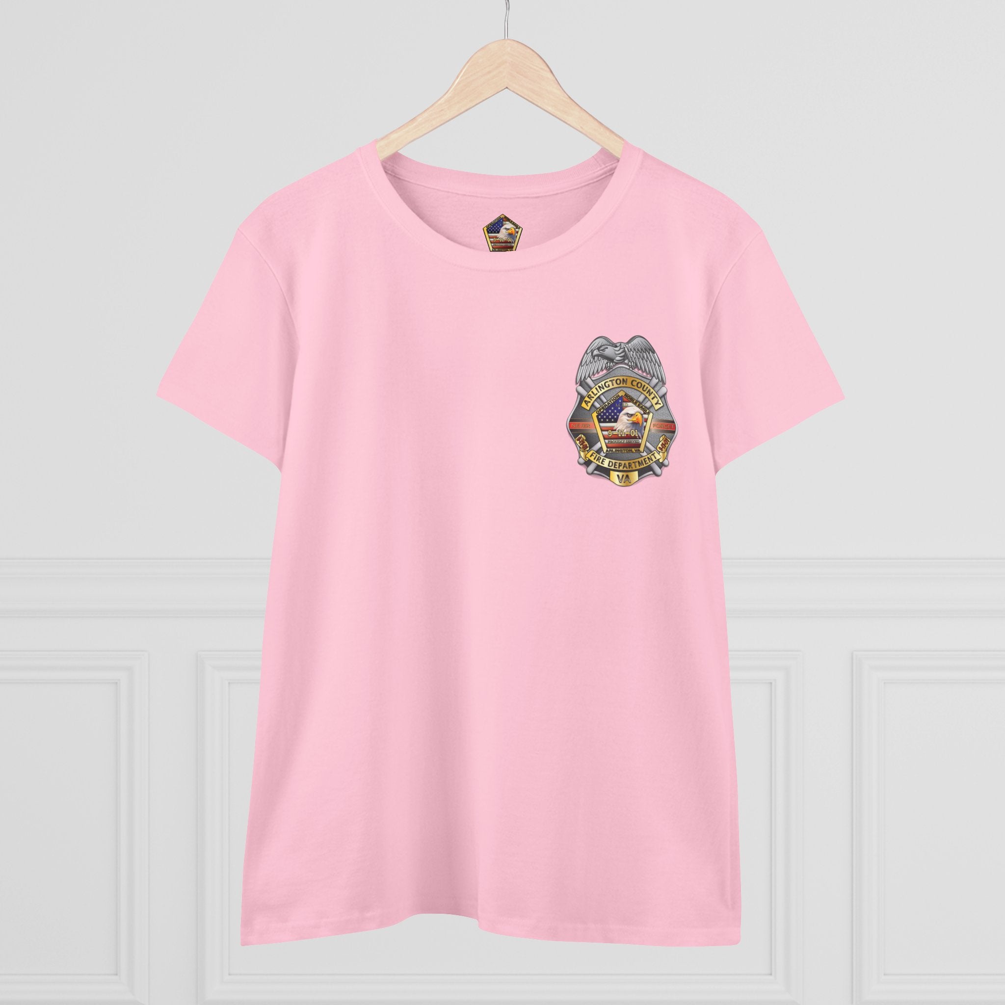 Arlington Badge / Operation Noble Eagle - Gildan Women's Midweight Cotton Tee