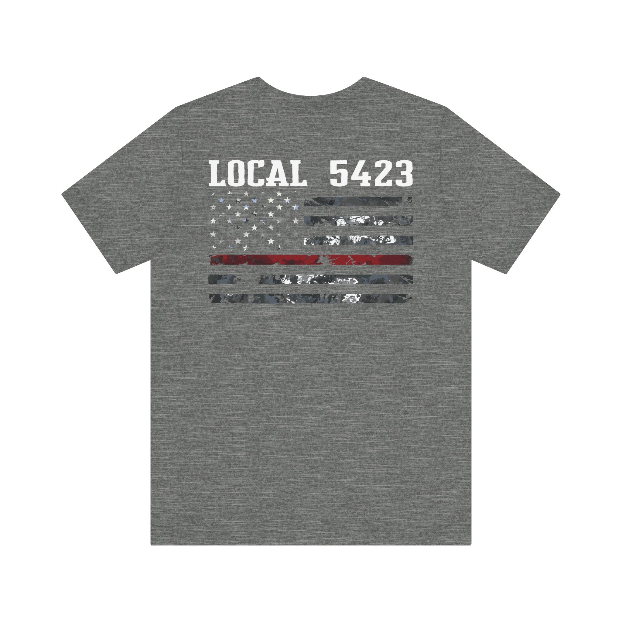 Manheim Township Local 5423 white - Bella+Canvas Soft Unisex Tee