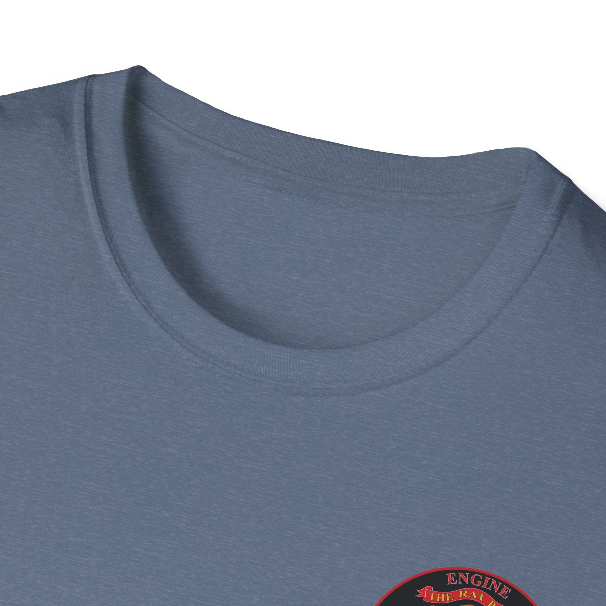 Station 4 RatPack front / acfd clover back - Gildan Soft Cotton Softstyle T-Shirt