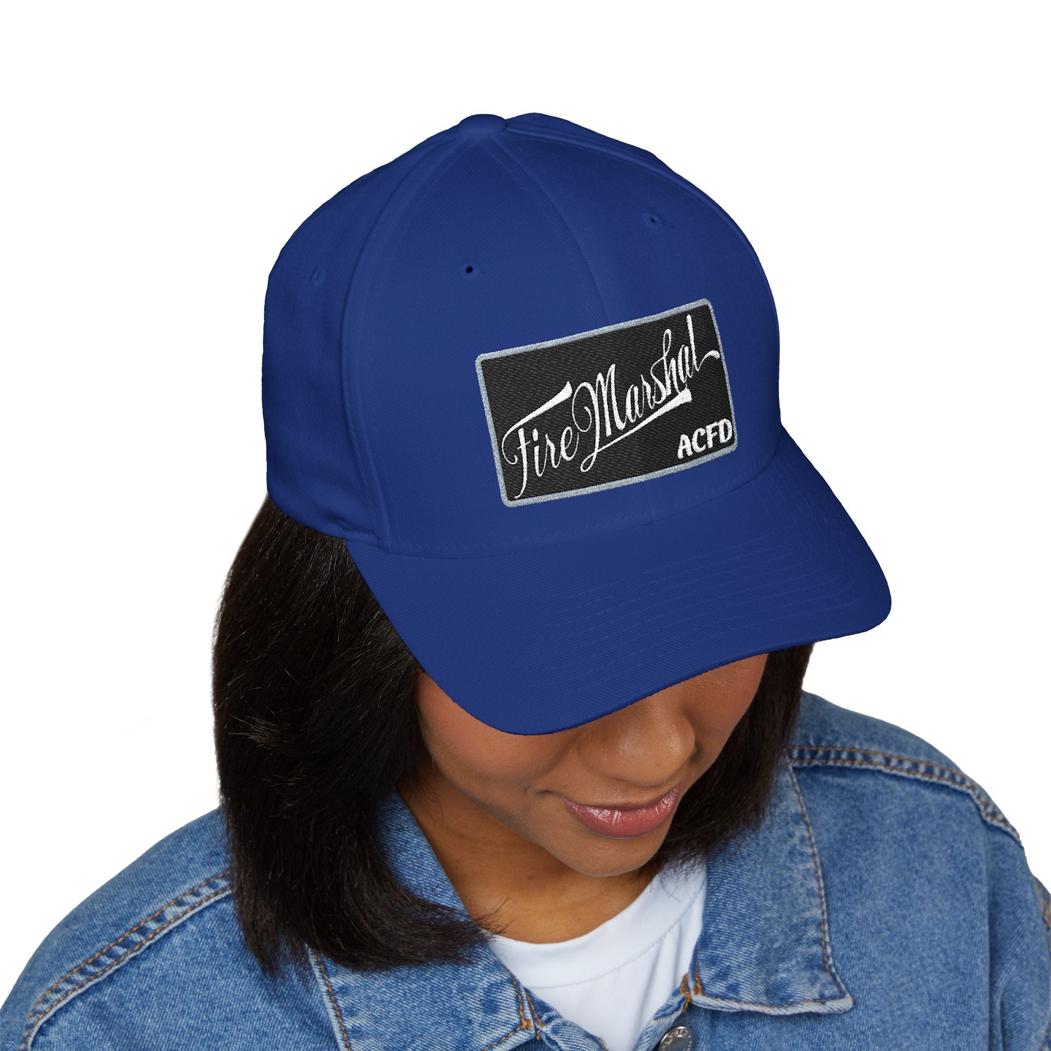 Arlington Fire Marshal Written - FLEXFIT Closed-Back Structured Cap (Embroidery)
