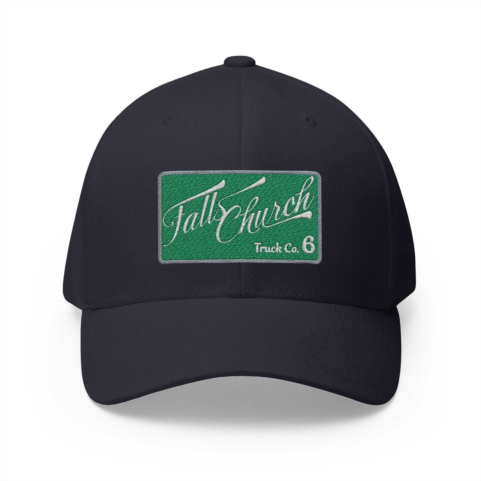 Arlington Falls Church Truck 6 - FLEXFIT Closed-Back Structured Cap (Embroidery)