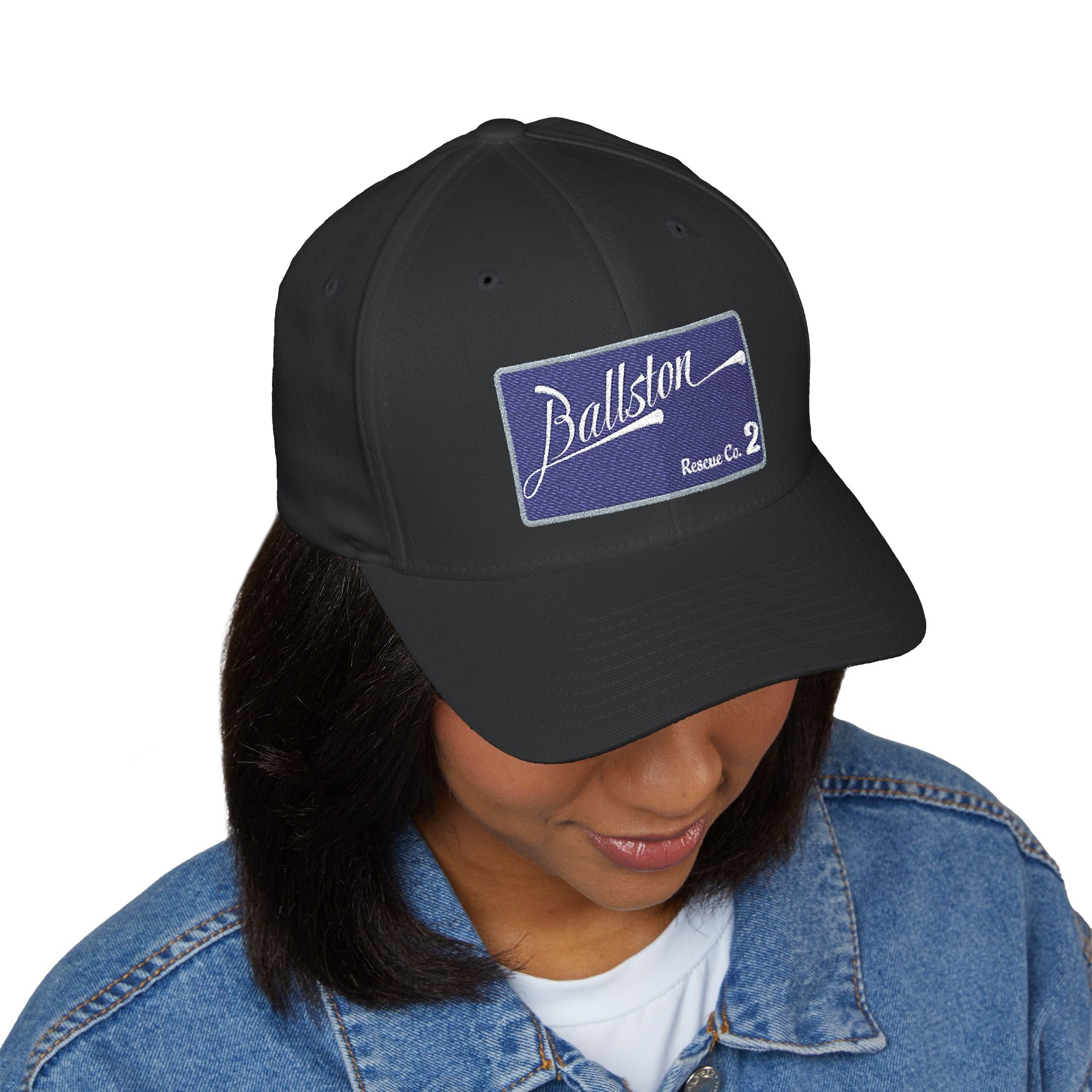 Arlington Ballston Rescue 2 - FLEXFIT Closed-Back Structured Cap (Embroidery)