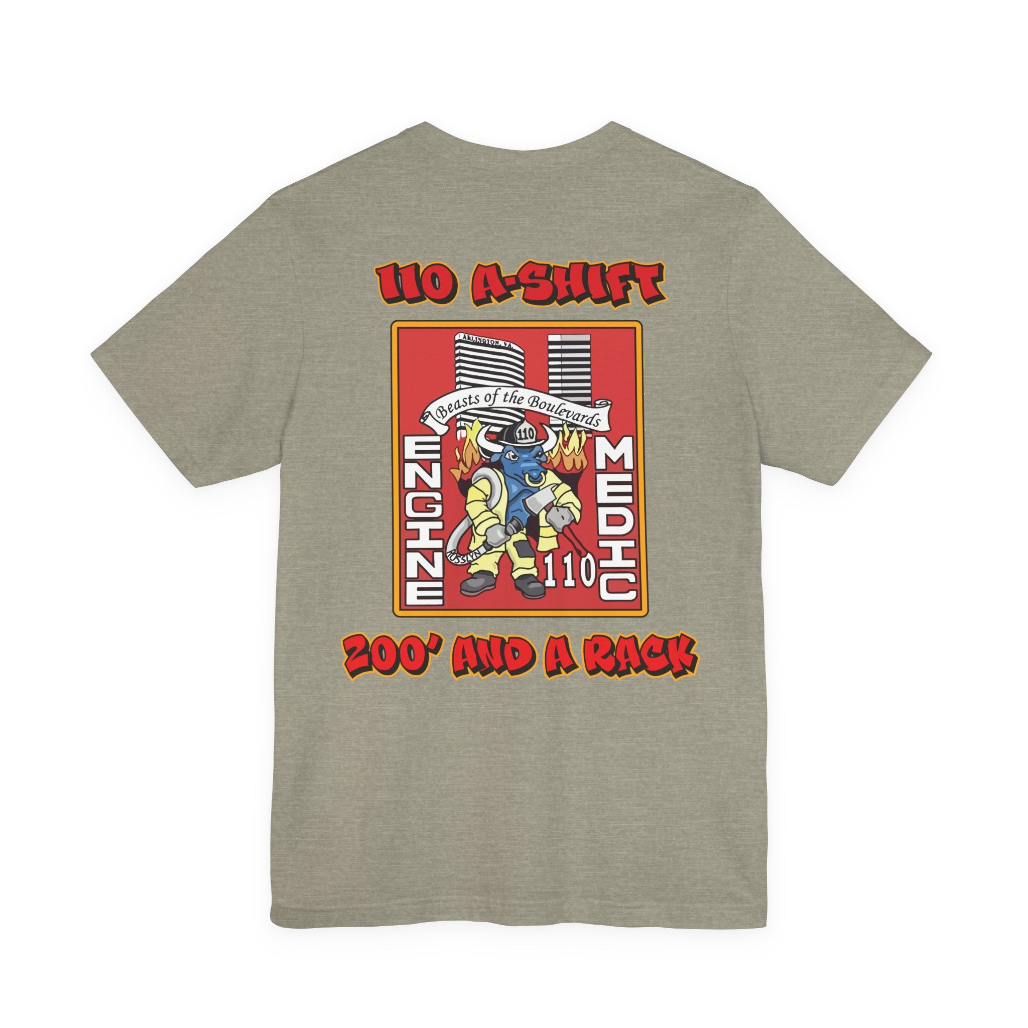 110 A-Shift Shirt Arlington - Bella+Canvas Soft Unisex Tee