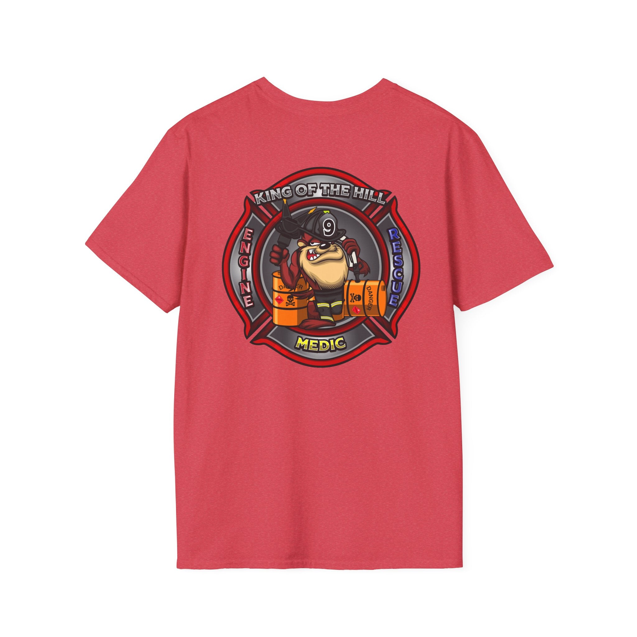 Station 9 Taz Front / Taz back - Gildan Soft Cotton Softstyle T-Shirt