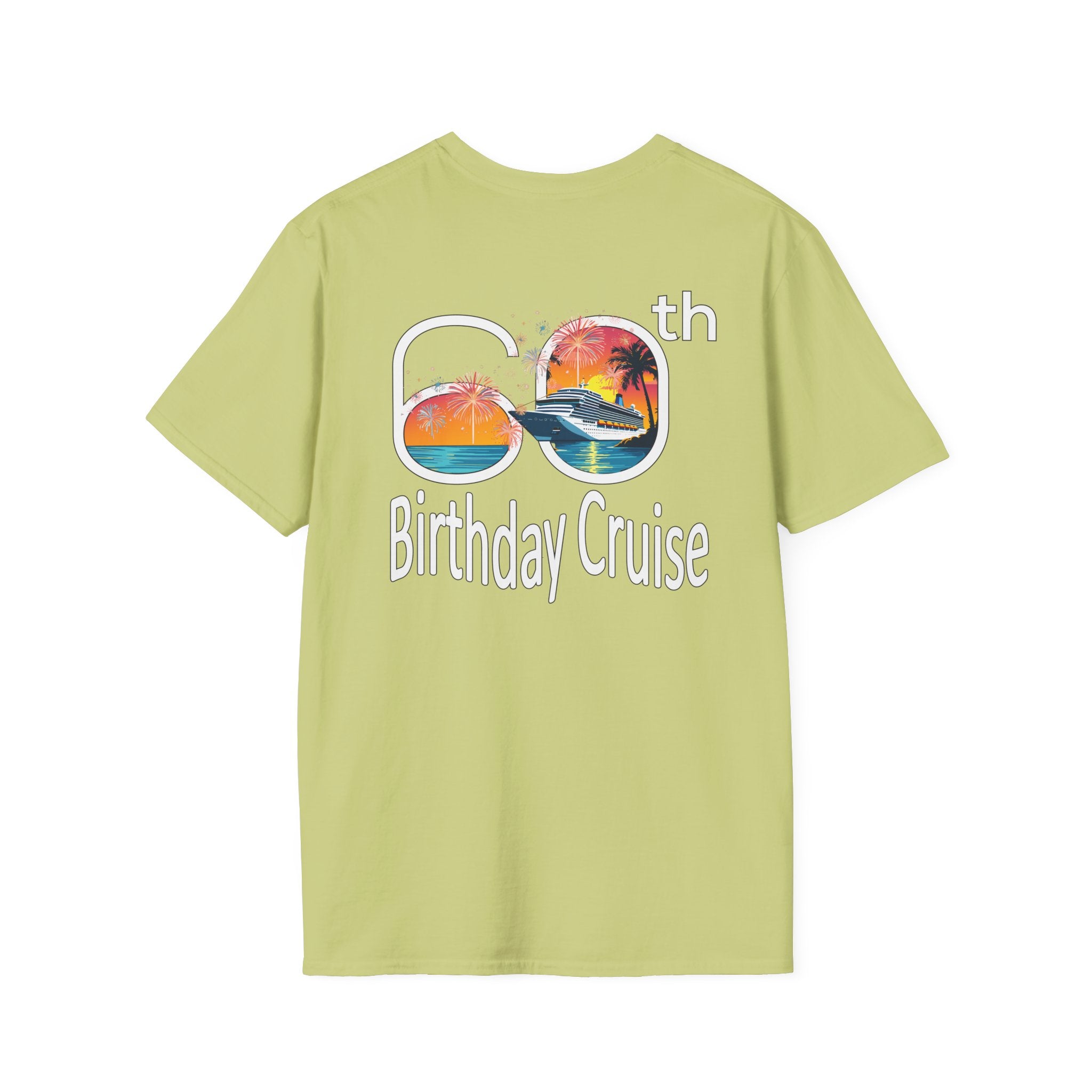 Renee Family Cruise Colorful - Unisex Softstyle Cotton T-Shirt