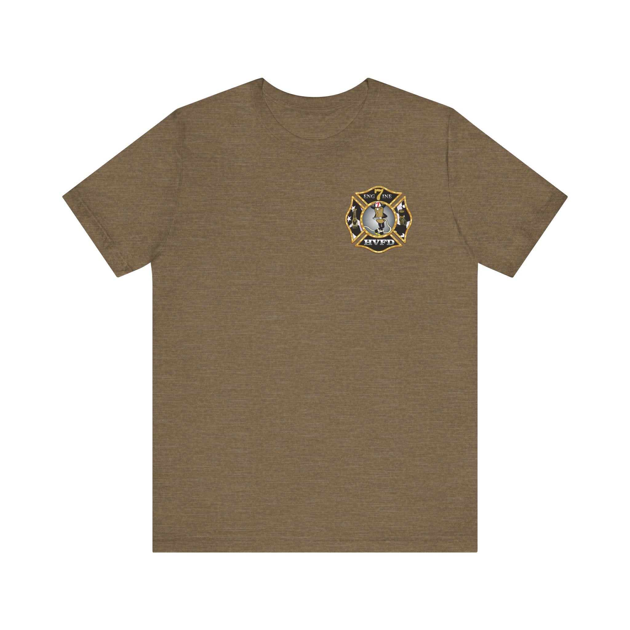 Hollywood MD Vol Fire Eng7ine - Bella+Canvas Soft Unisex Tee