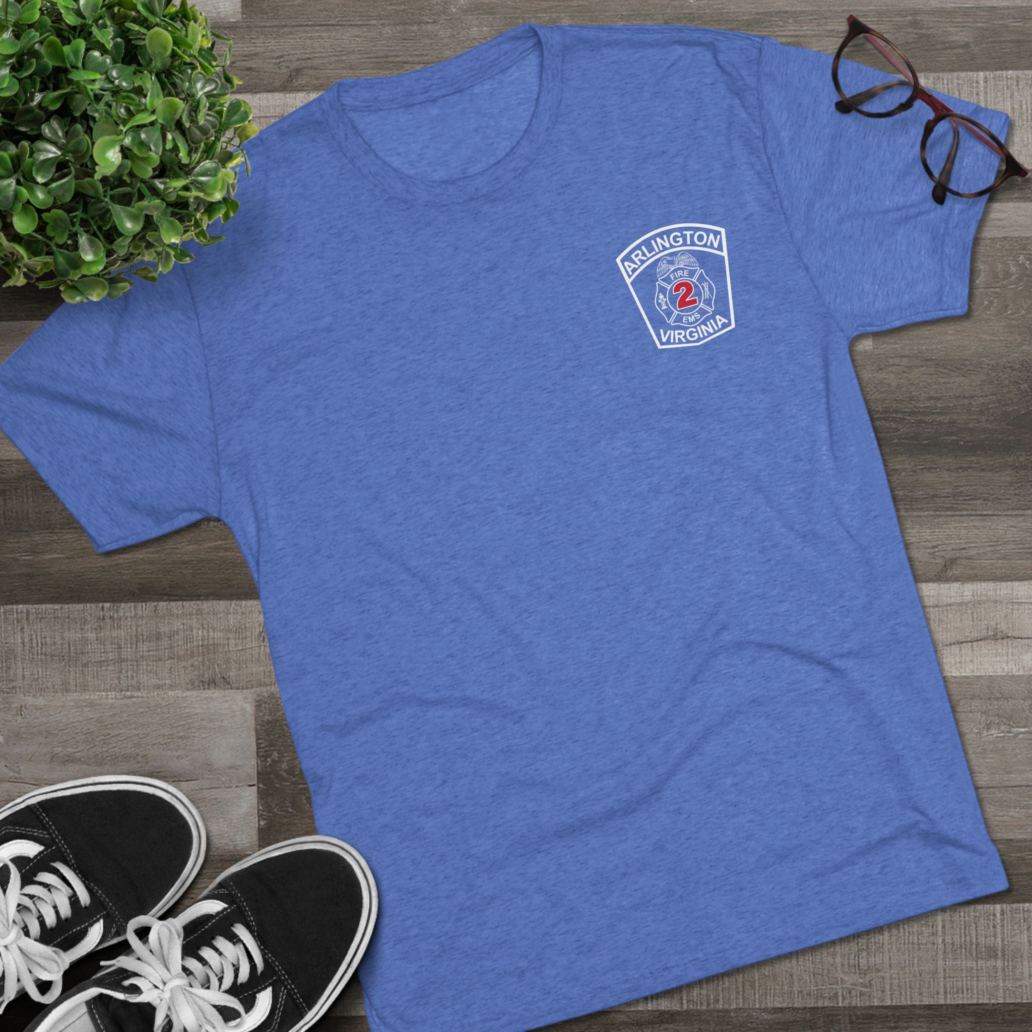 Engine 2 Ballston Stingers - NextLevel Tri-Blend Crew Tee