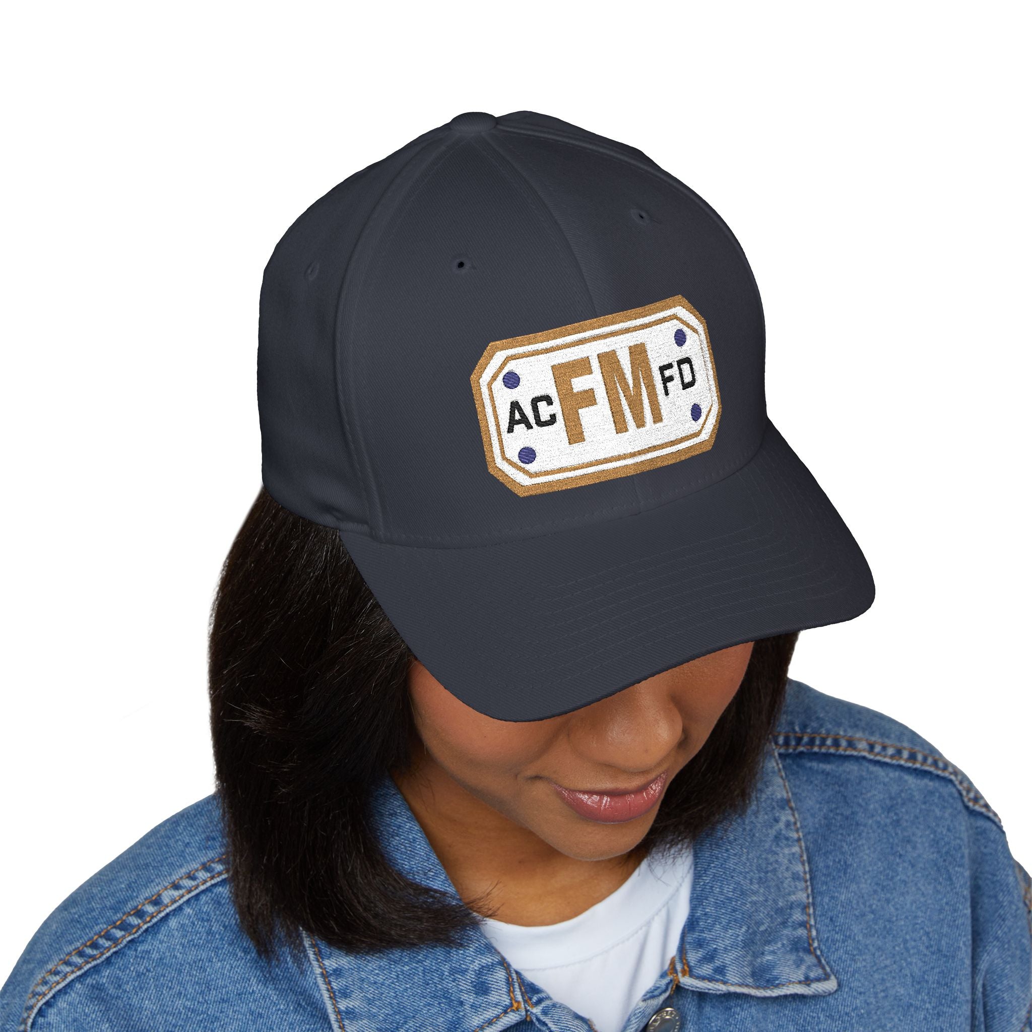 Arlington Fire Marshal Gold - FLEXFIT Closed-Back Structured Cap (Embroidery)