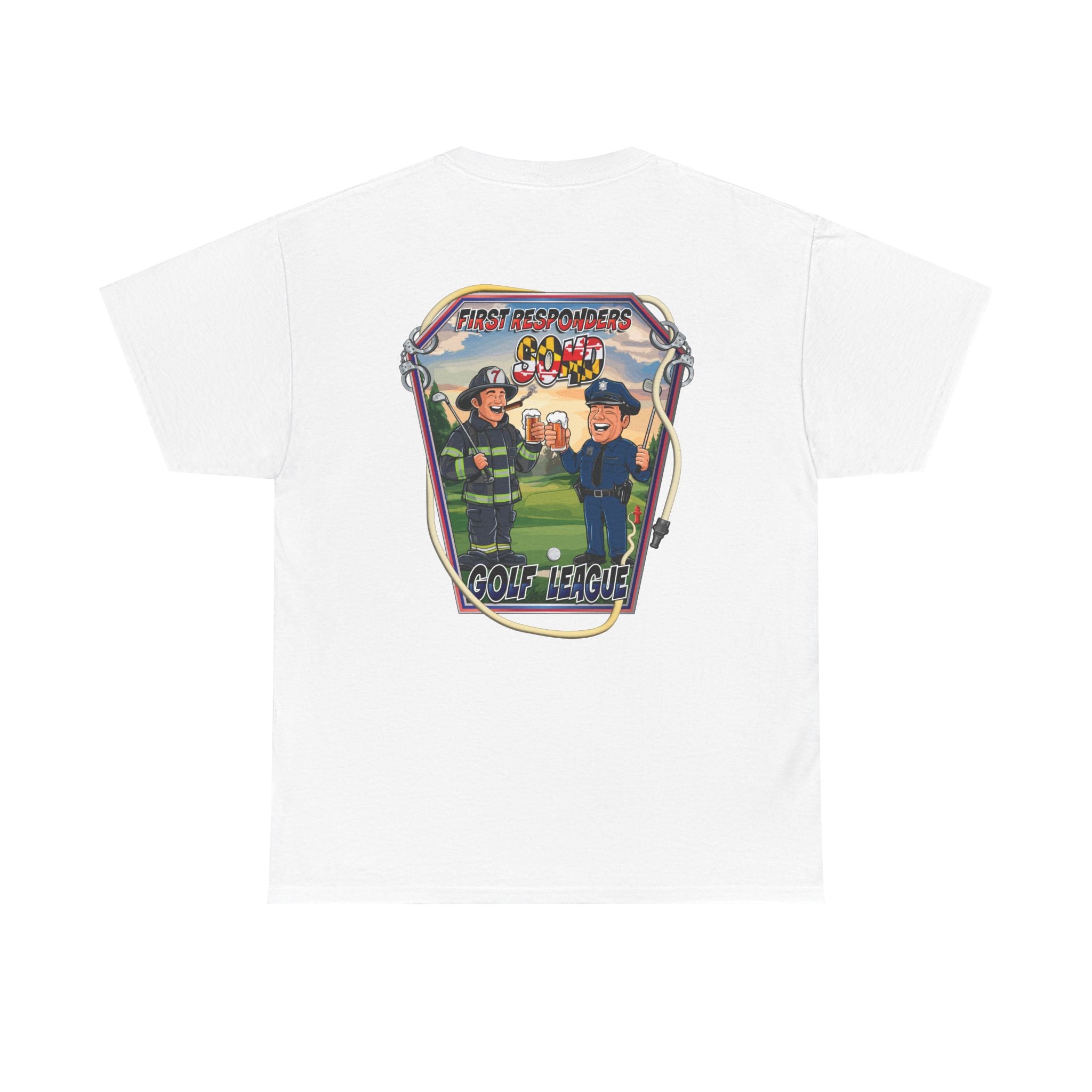 SOMD First Responder Golf - Heavy Cotton Tee