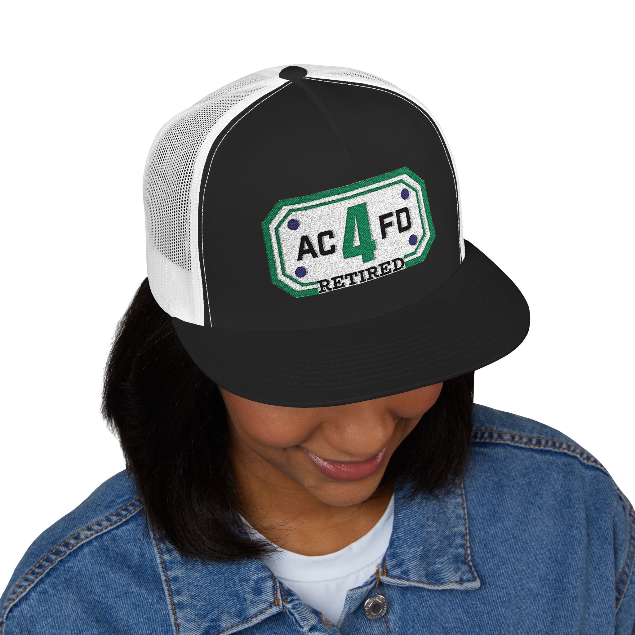 Retired Arlington Tower 4 - 5 Panel Trucker Cap (Embroidery)