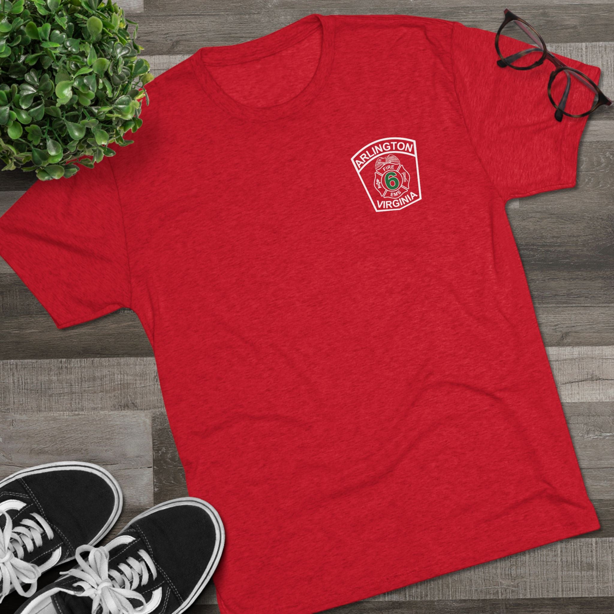 Truck 6 Arlington - NextLevel Tri-Blend Crew Tee