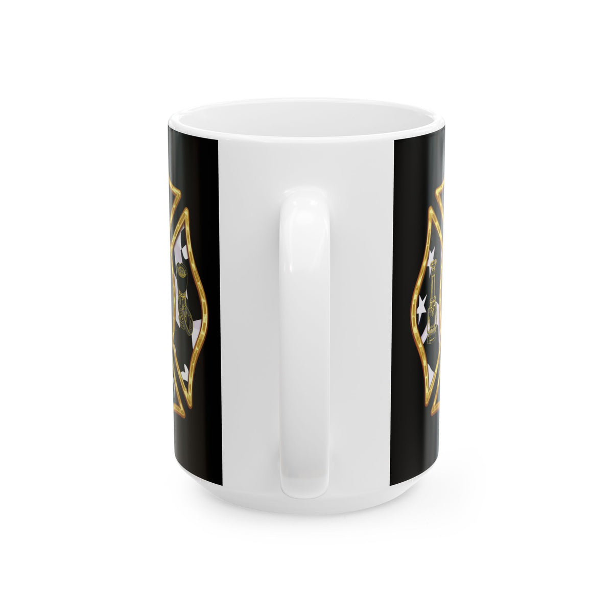 Black Mug, (11oz, 15oz) - Hollywood Maryland Volunteer Fire Eng7ine