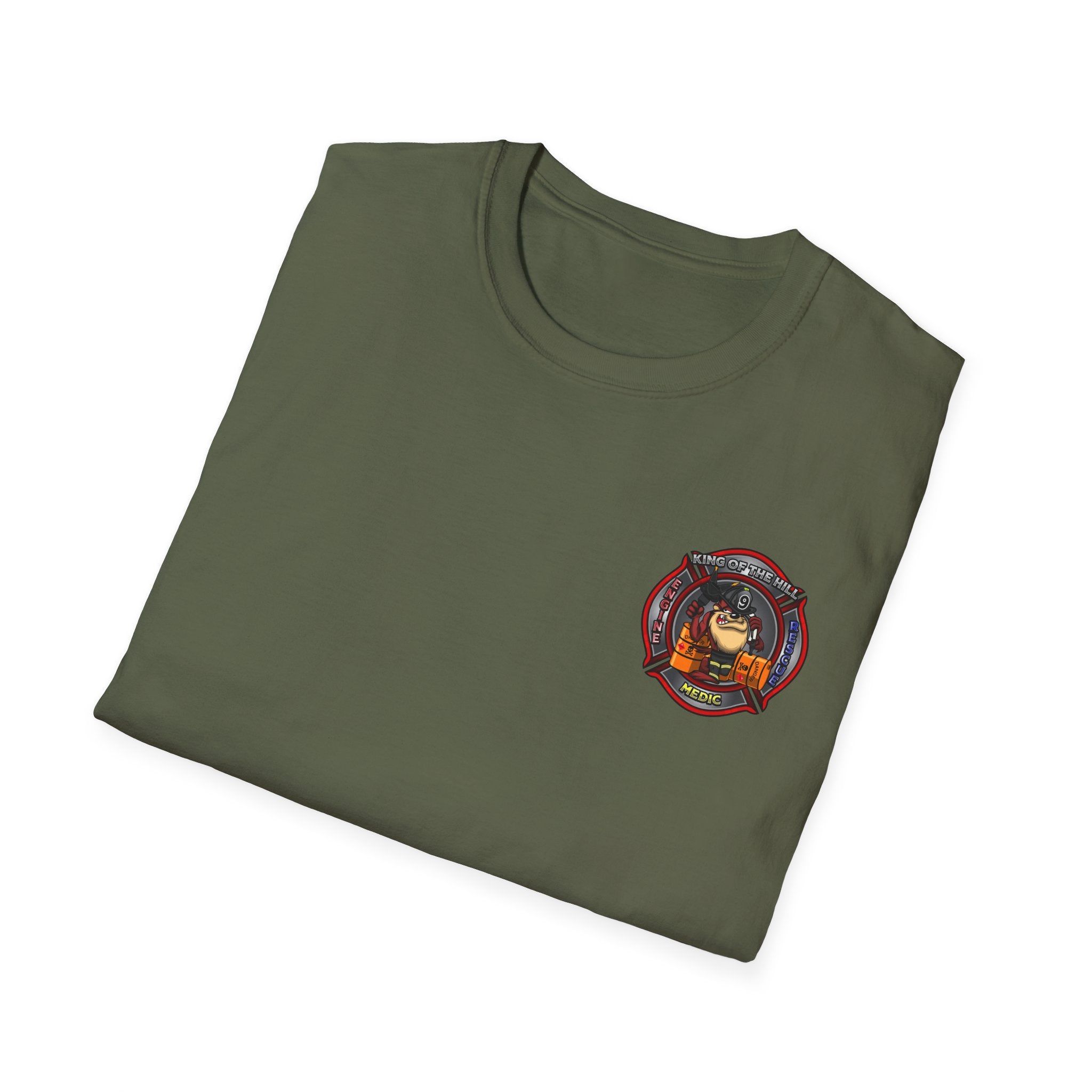 Station 9 Taz Front / Taz back - Gildan Soft Cotton Softstyle T-Shirt