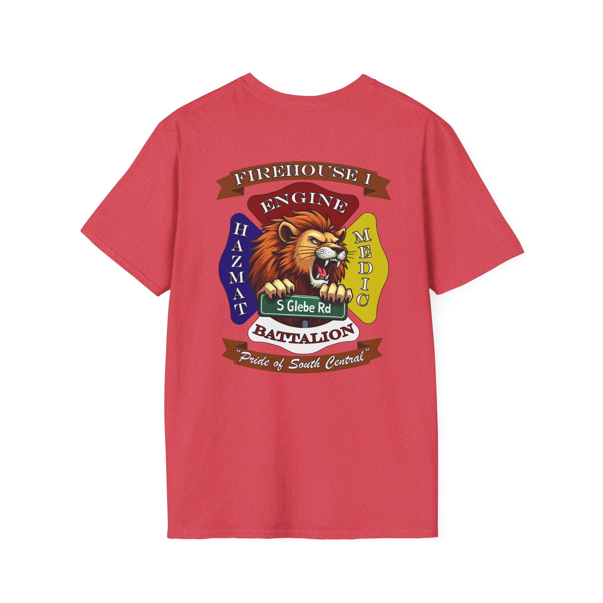 "South Central" Station 1 (version 4) - Gildan Soft Cotton Softstyle T-Shirt