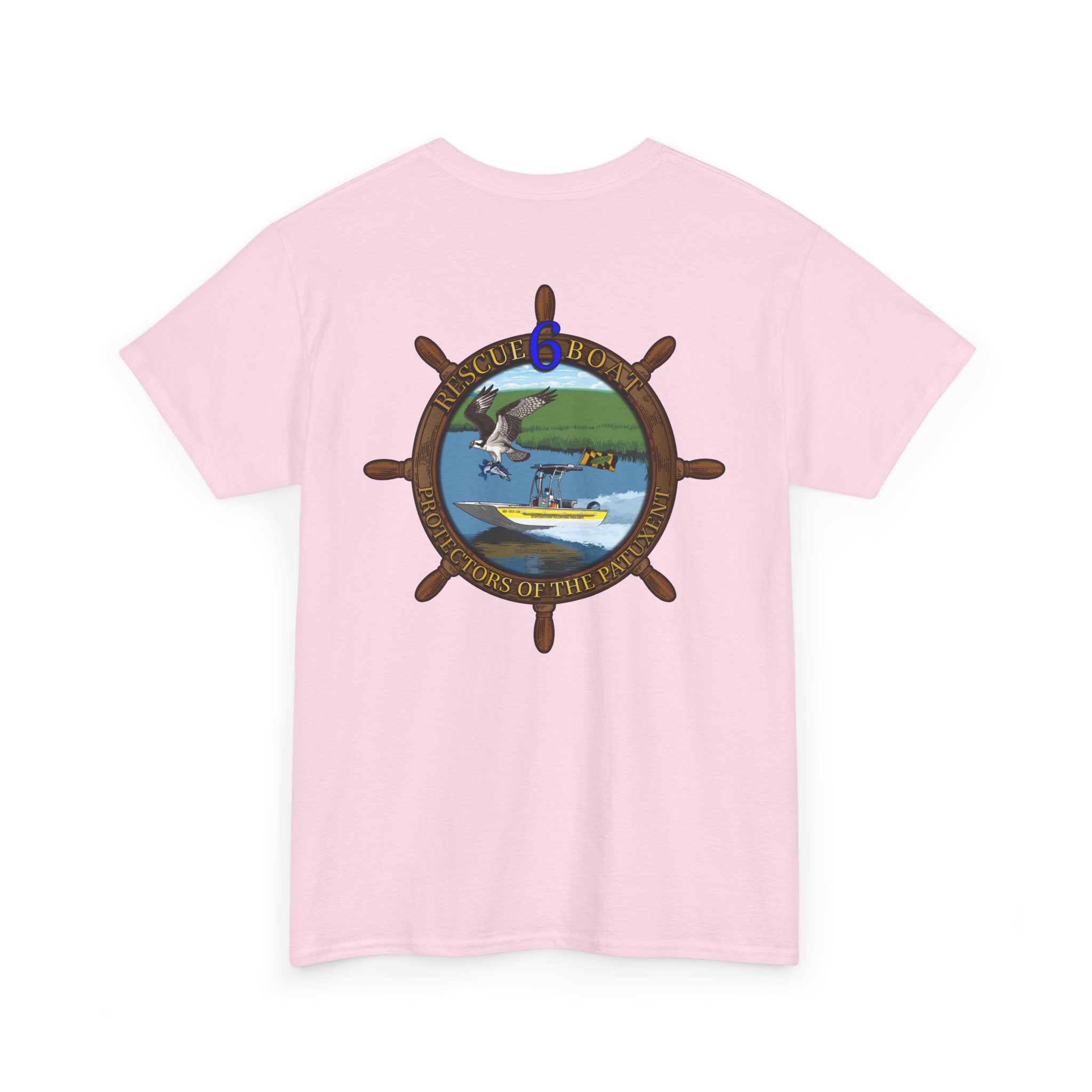 Huntingtown Vol. Fire Boat 6 - Heavy Cotton Unisex Tee