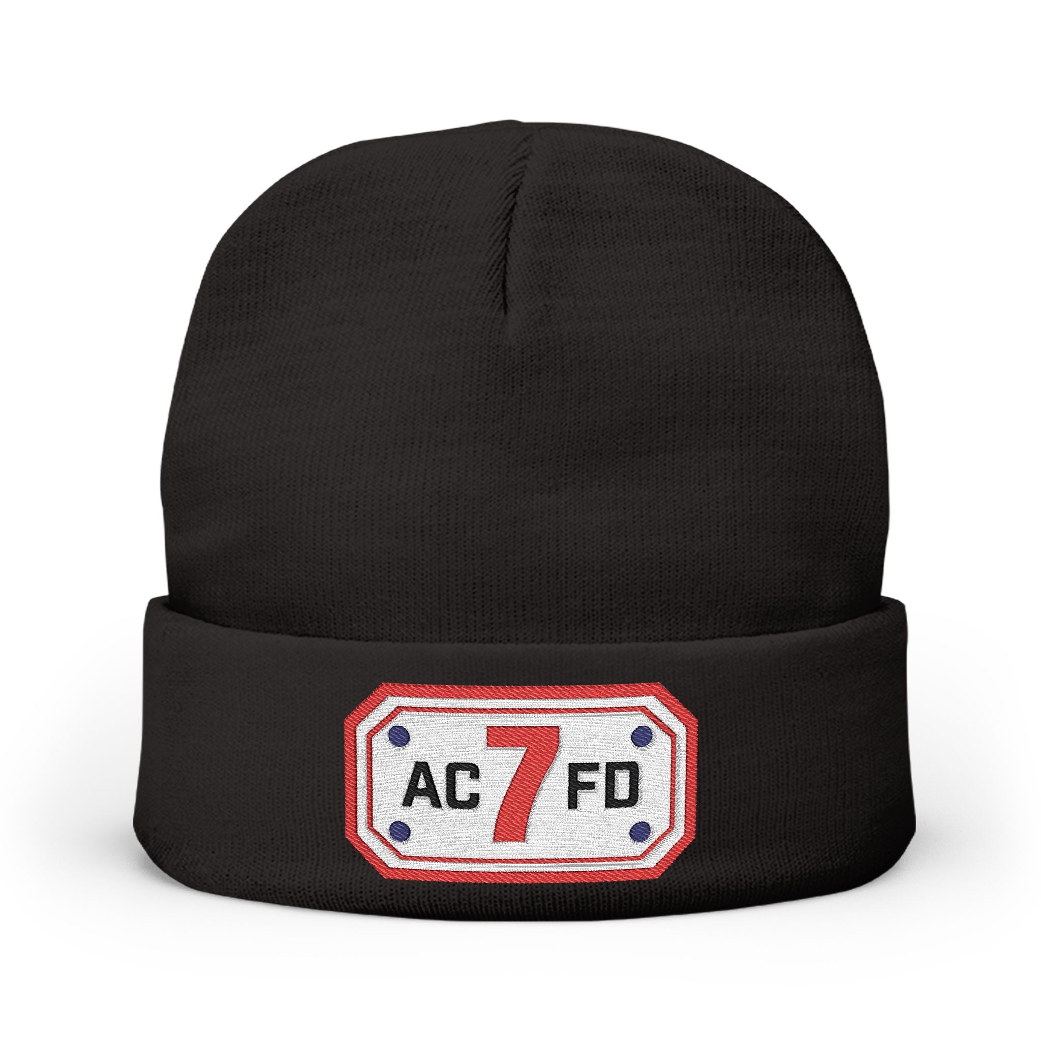 Arlington Engine 7 - Knit Beanie (Embroidery)